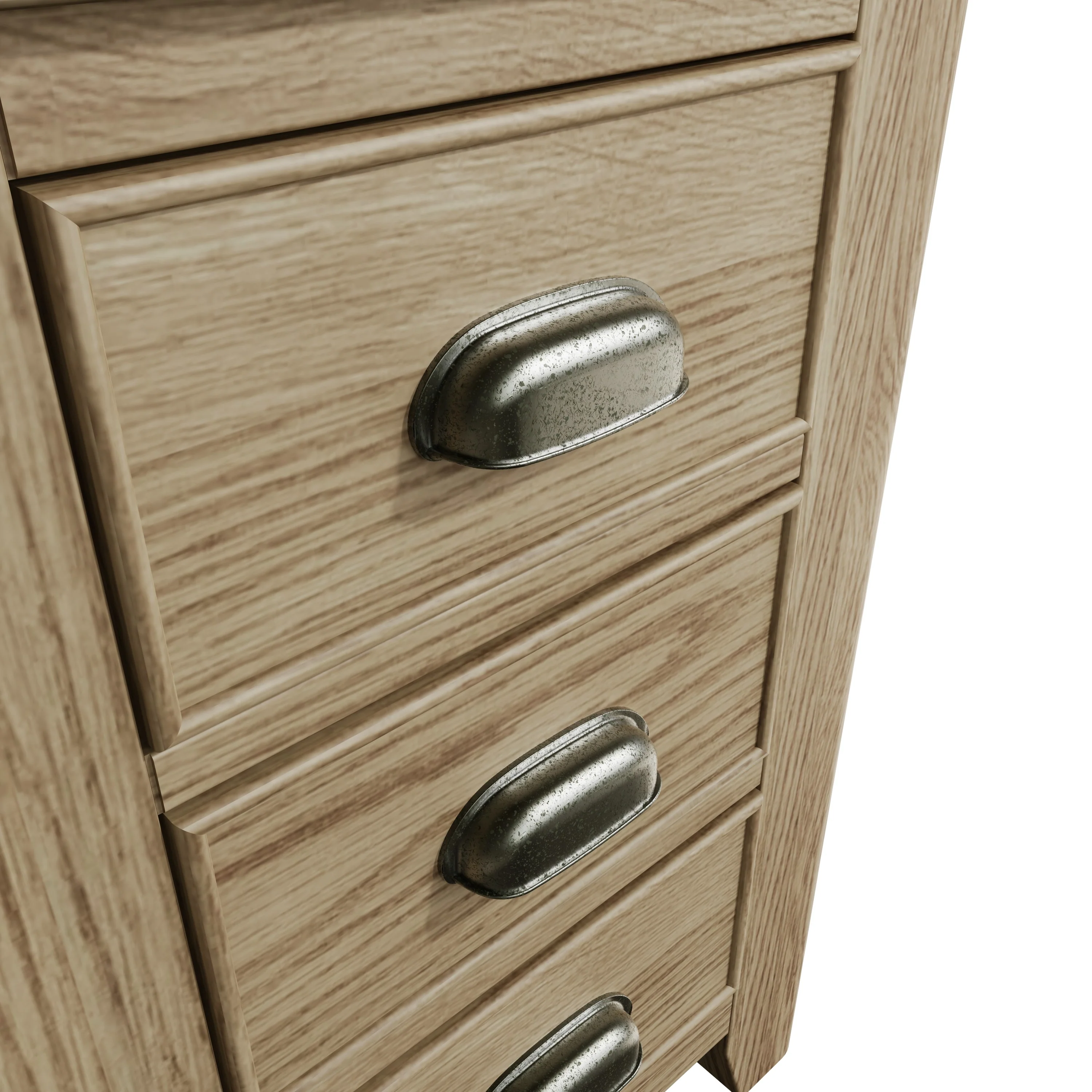 Hove Smoked Oak Large Bedside Cabinet - Image 6