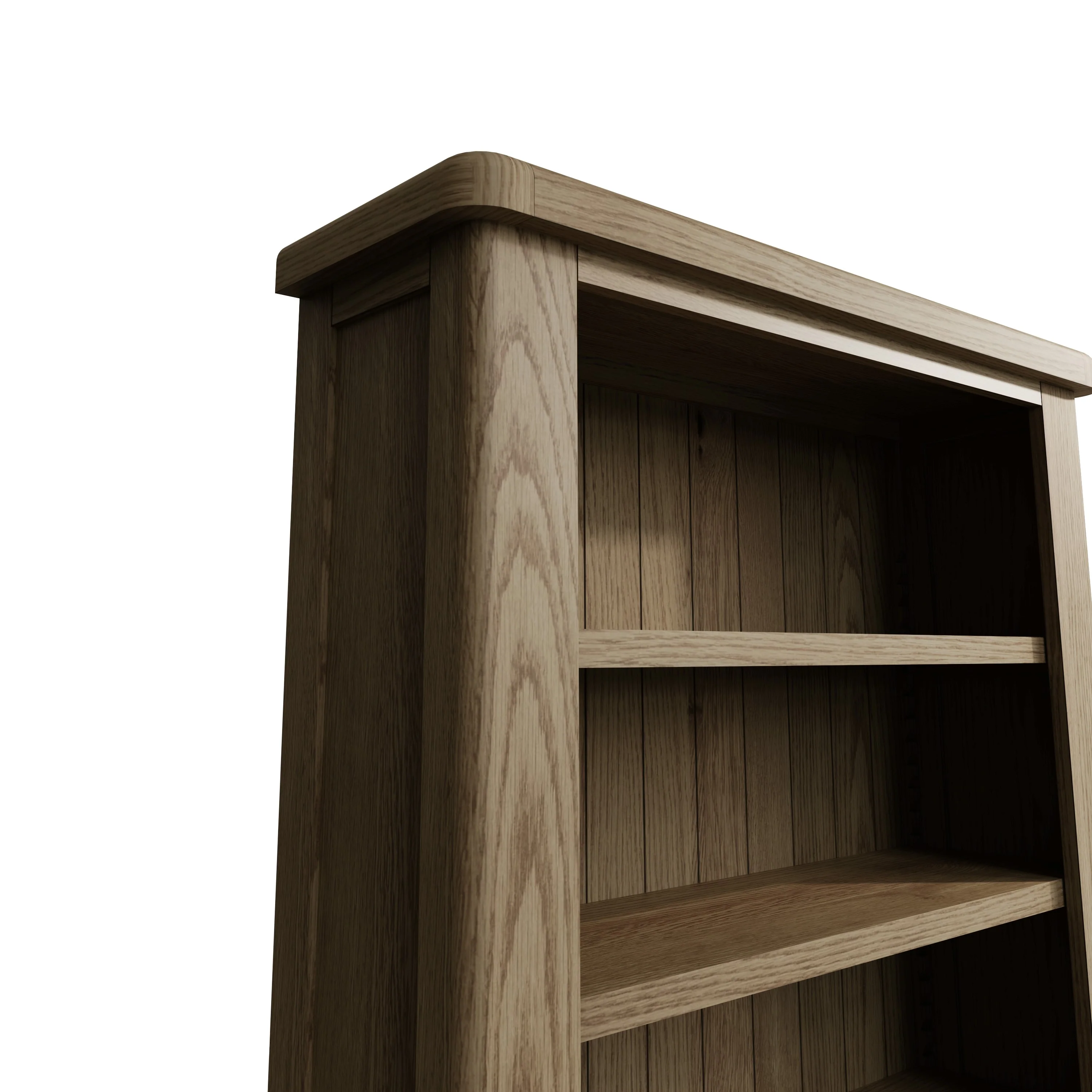 Hove Smoked Oak Large Bookcase - Image 6