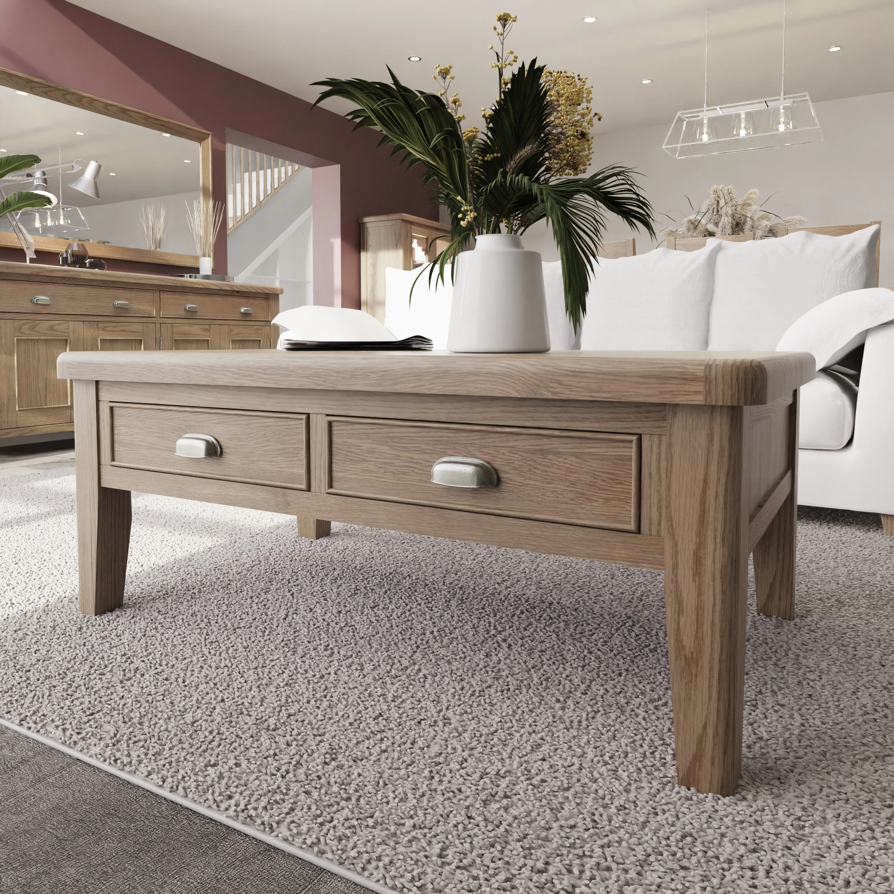 Hove Smoked Oak Large Coffee Table