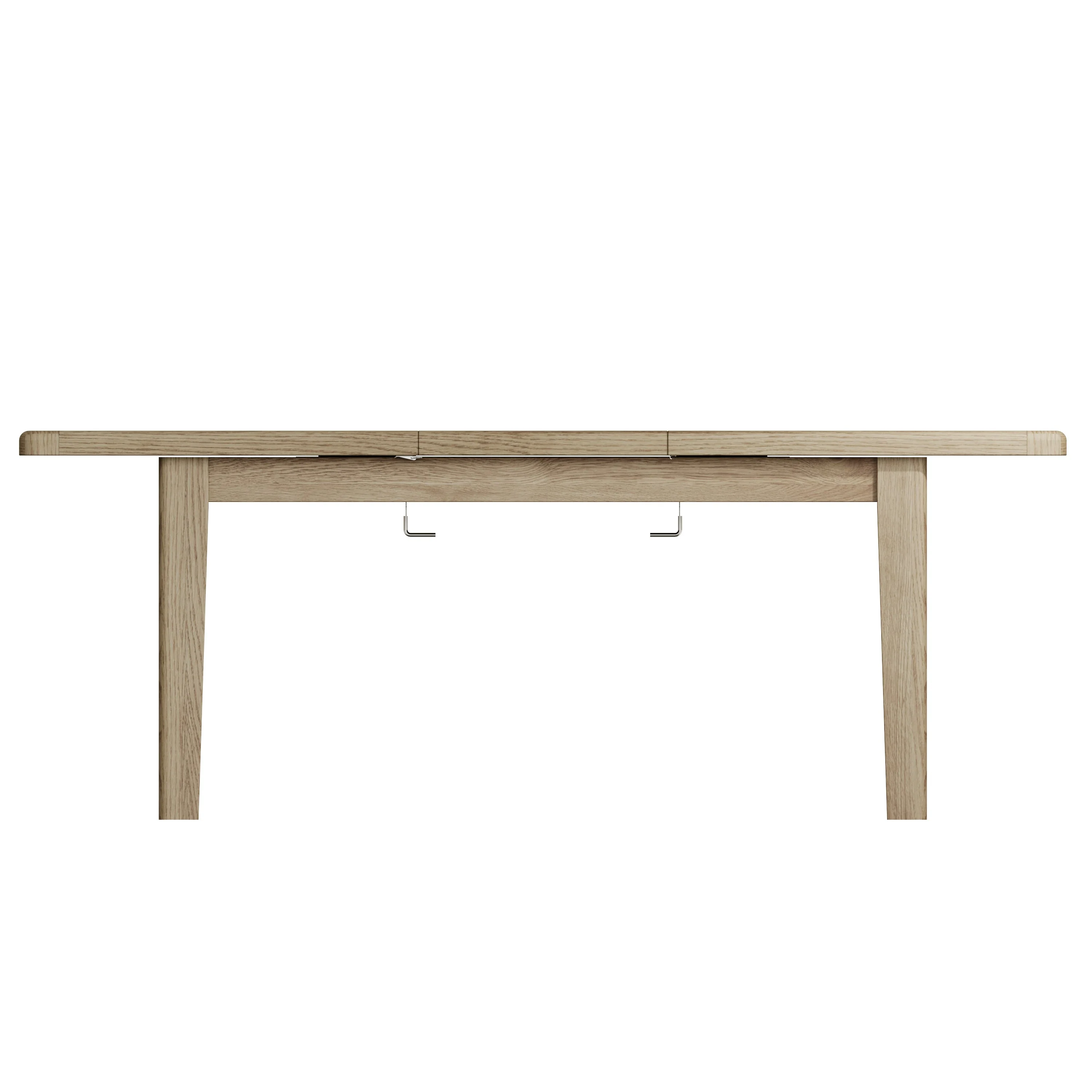 Hove Smoked Oak Large Extending Dining Table (1.8 m - 2.3 m) - Image 4