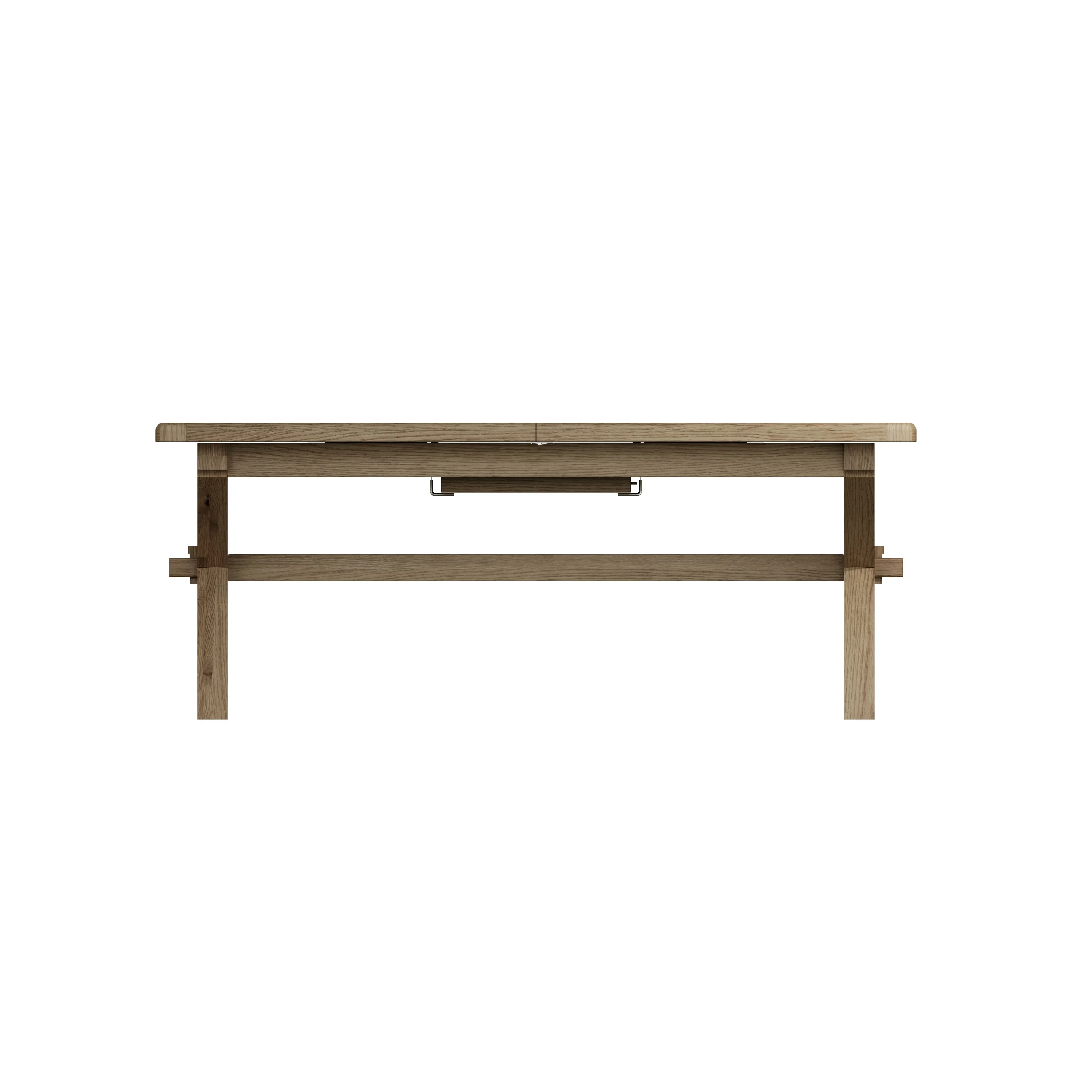 Hove Smoked Oak Large Extending Trestle Dining Table (2.0 m - 2.5 m) - Image 12