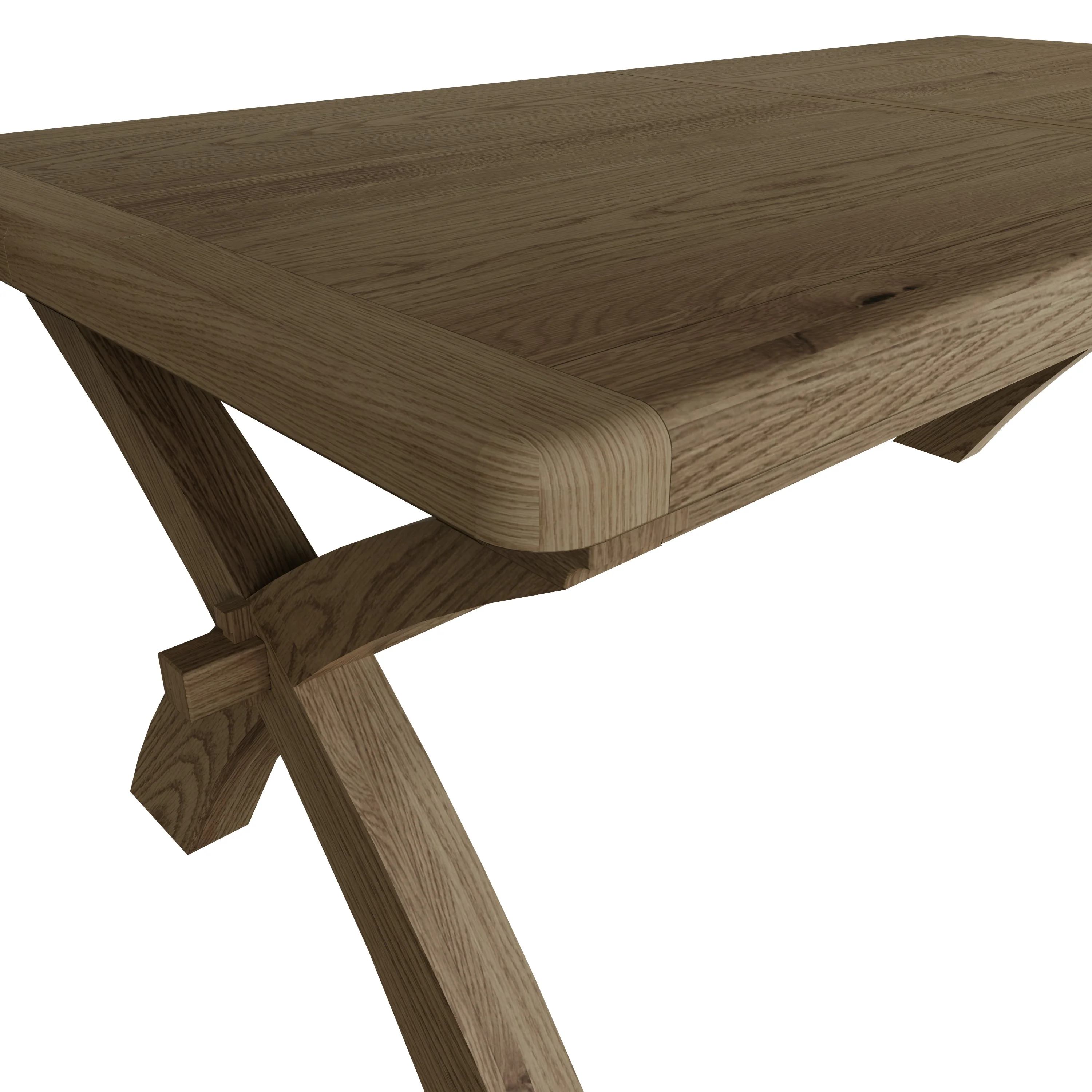 Hove Smoked Oak Large Extending Trestle Dining Table (2.0 m - 2.5 m) - Image 7