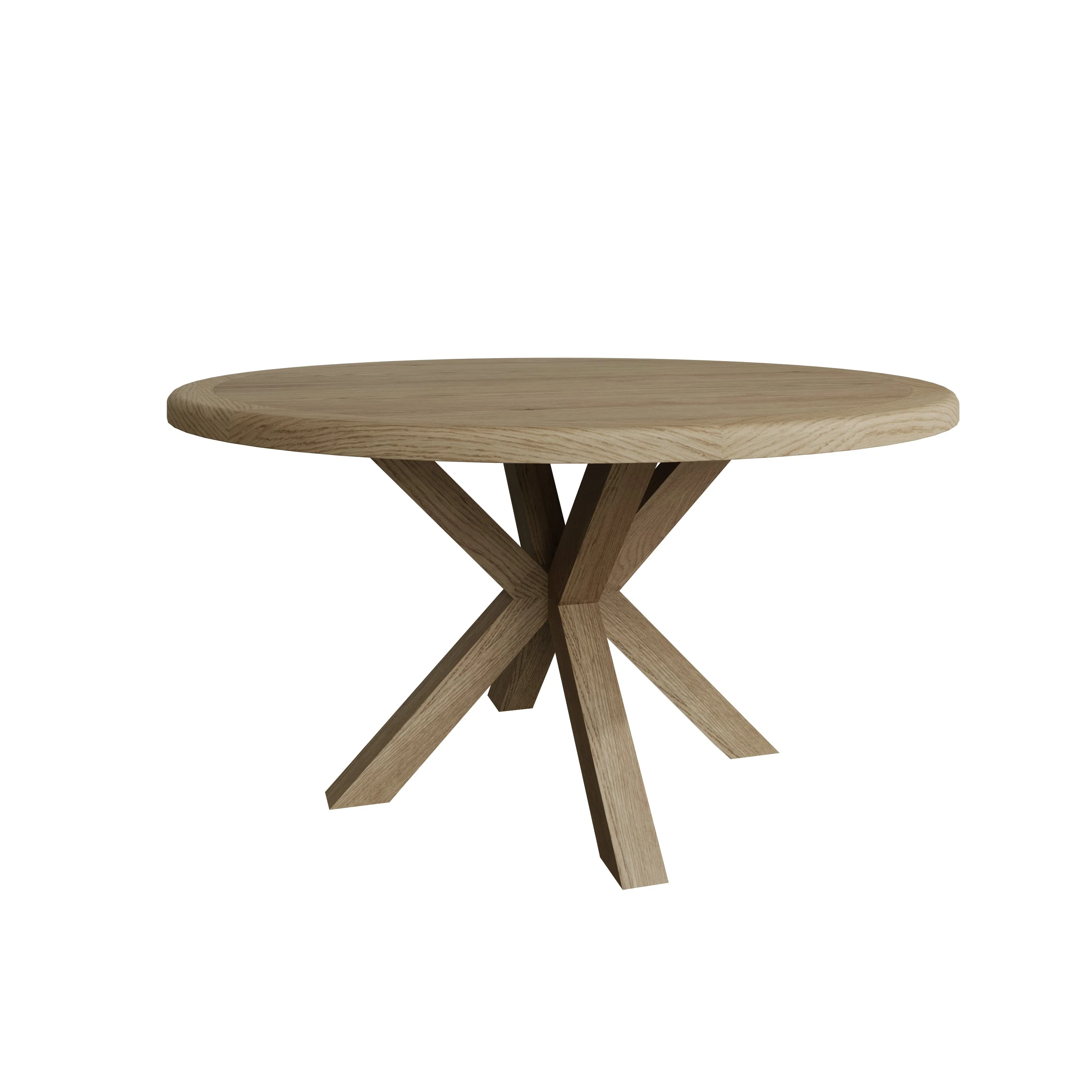 Hove Smoked Oak Large Round Dining Table - Image 2