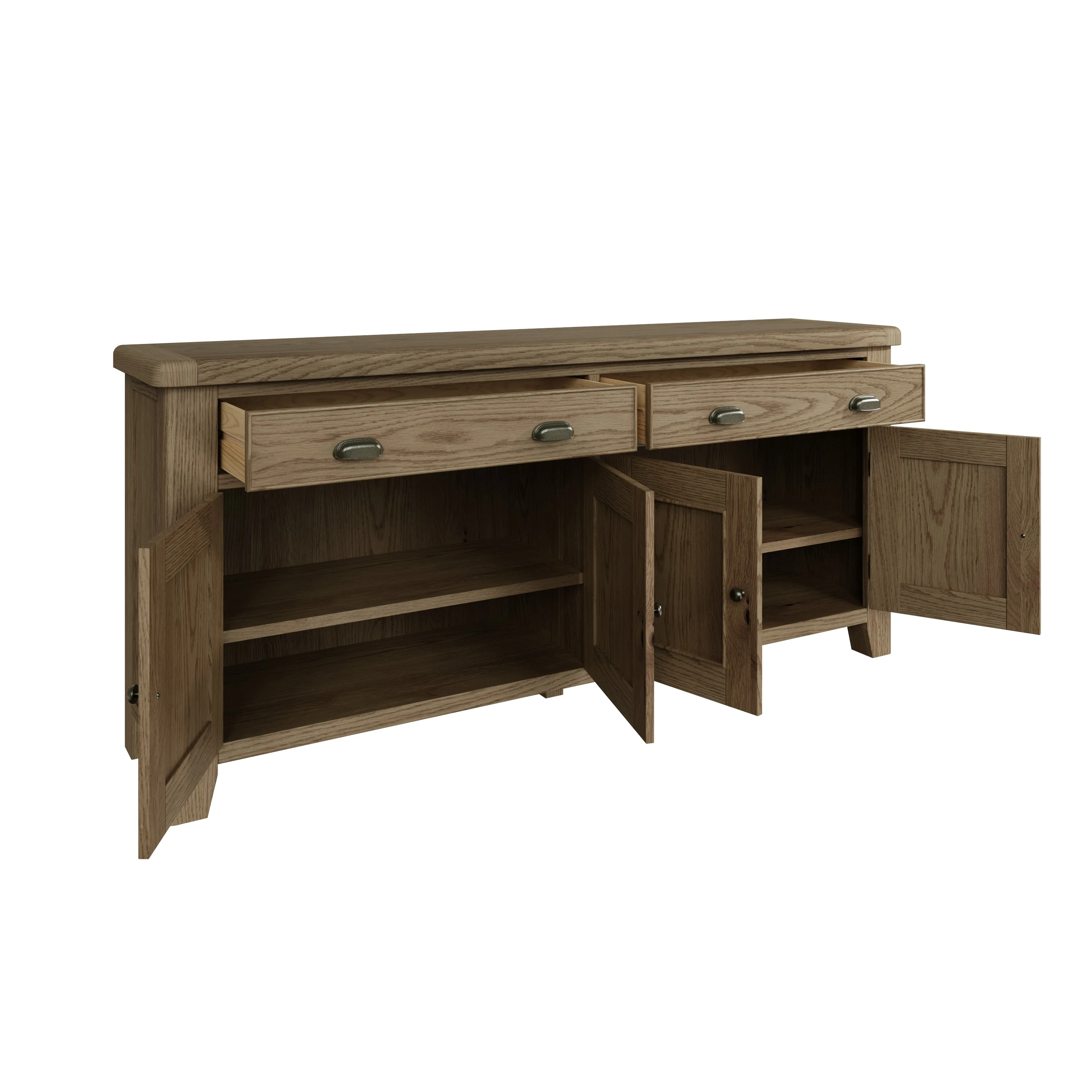 Hove Smoked Oak Large Sideboard - Image 4