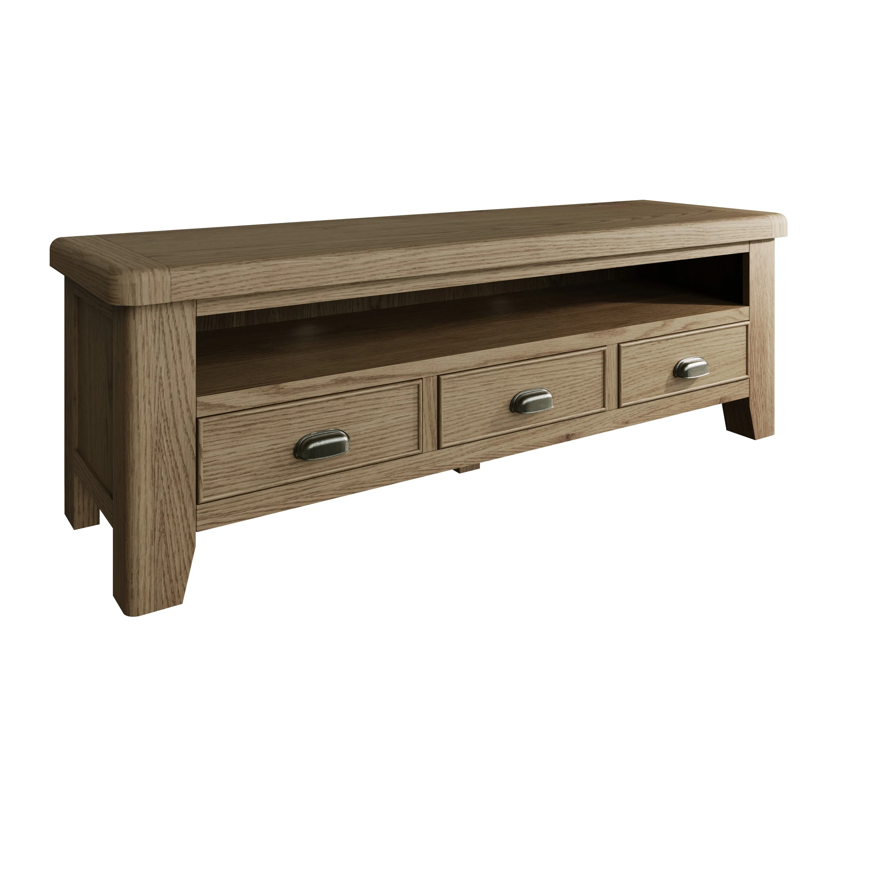 Hove Smoked Oak Large TV Unit - Image 3