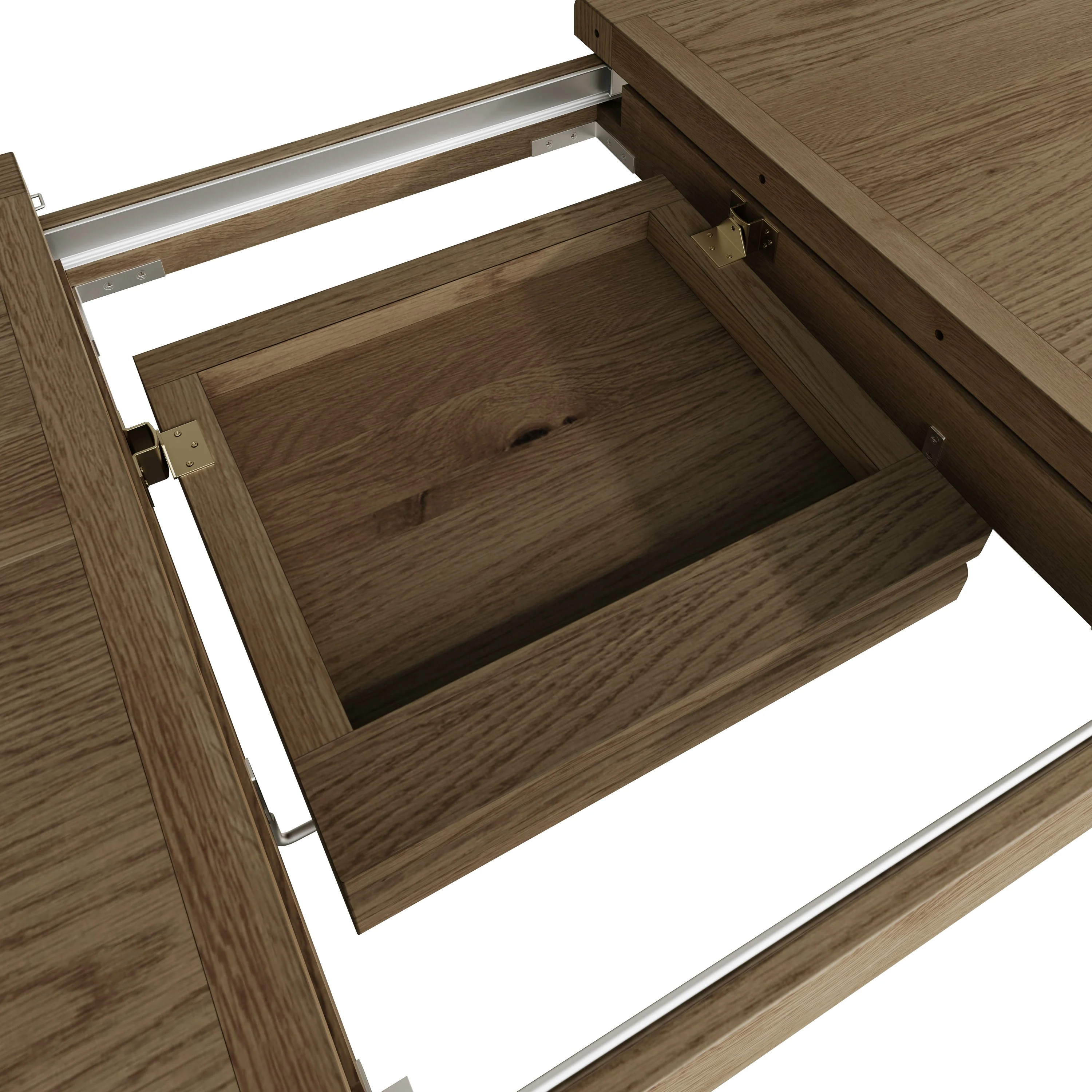 Hove Smoked Oak Medium Extending Dining Table (1.3 m - 1.8 m) - Image 10