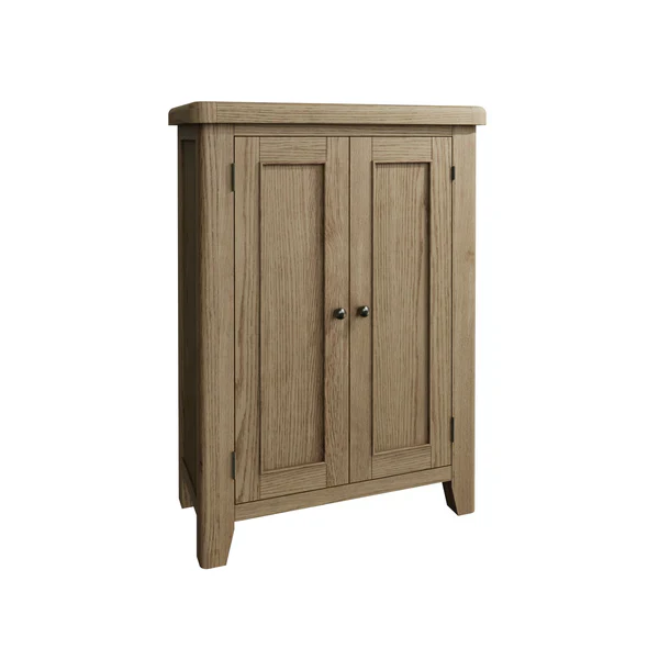 Hove Smoked Oak Shoe Cabinet - Image 4