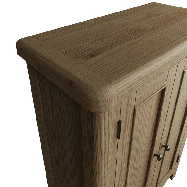 Hove Smoked Oak Shoe Cabinet - Image 6