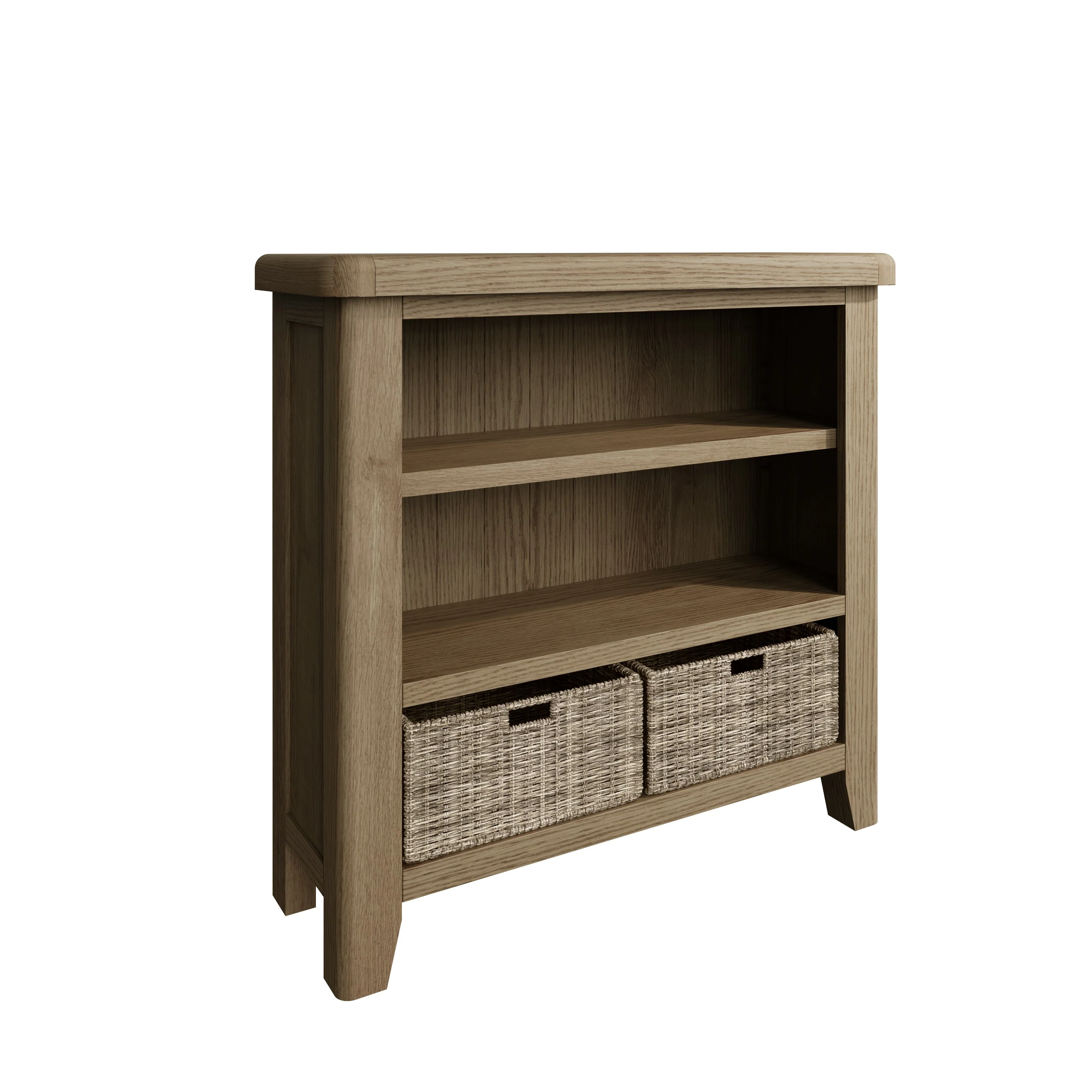 Hove Smoked Oak Small Bookcase - Image 2