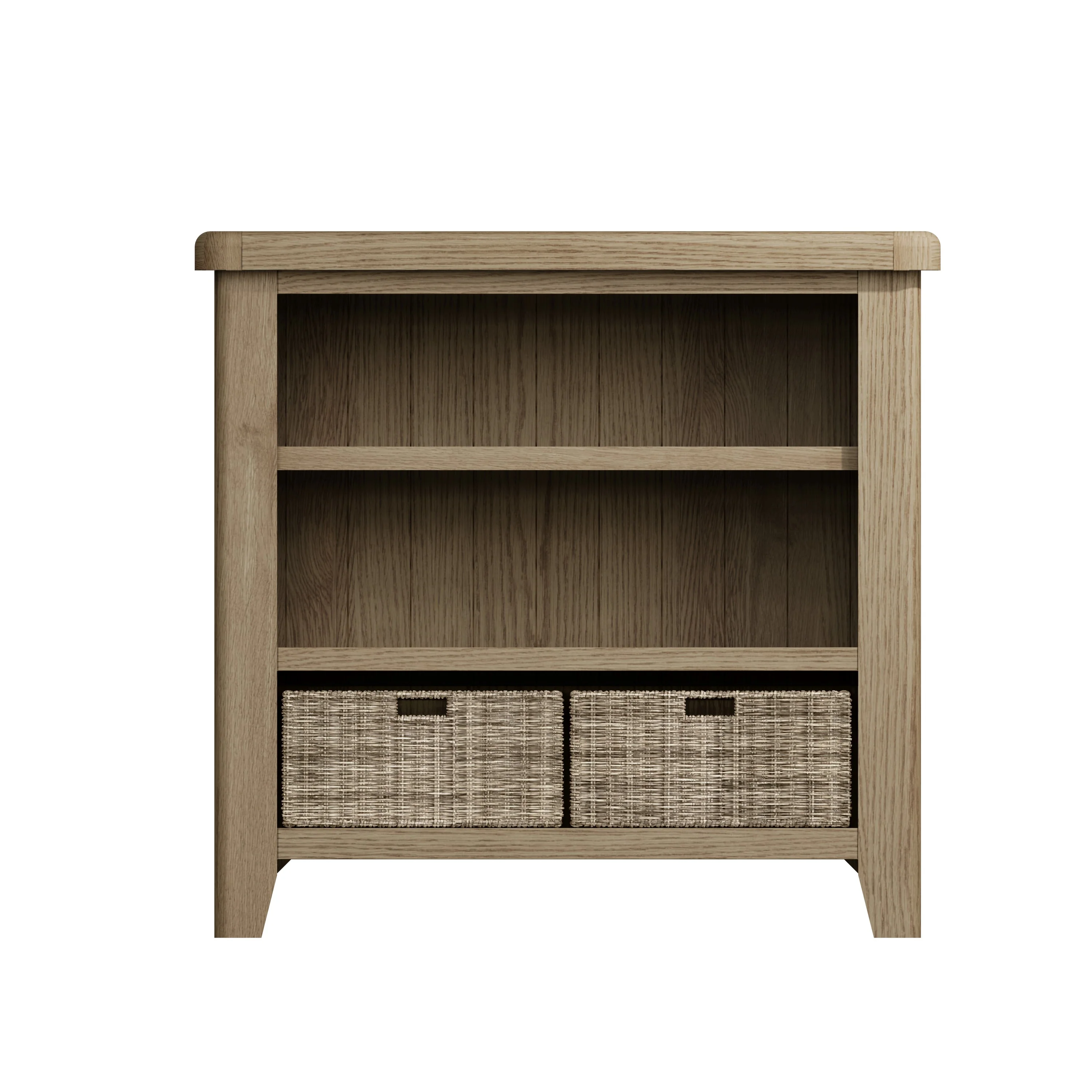 Hove Smoked Oak Small Bookcase - Image 3