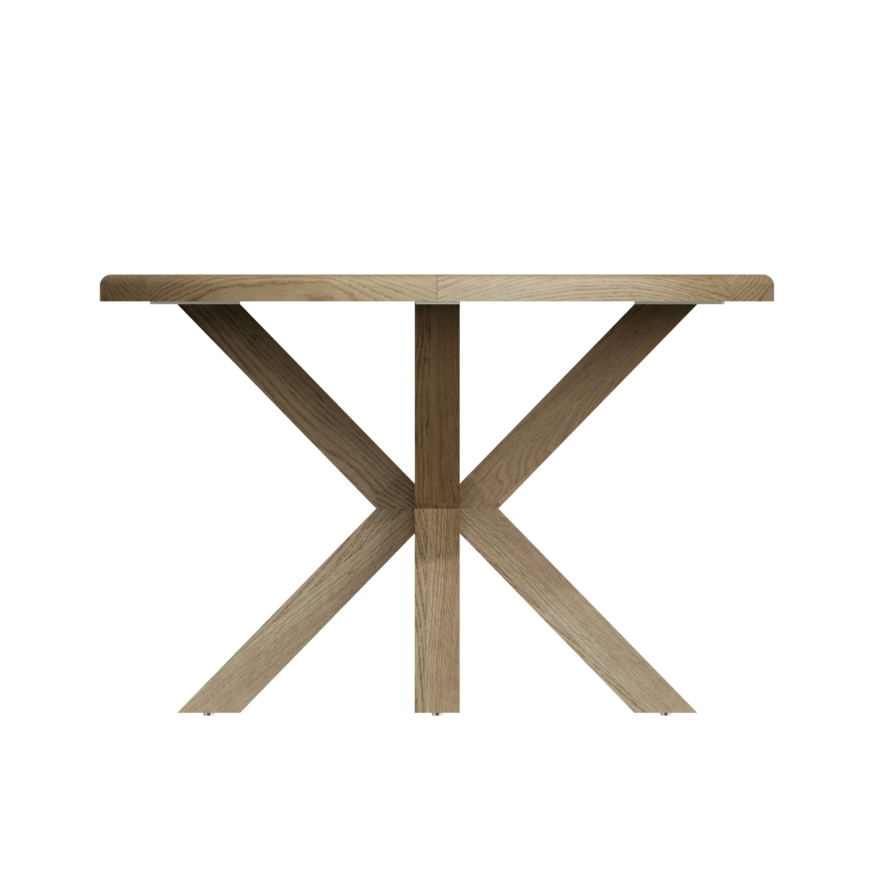 Hove Smoked Oak Small Round Dining Table - Image 3