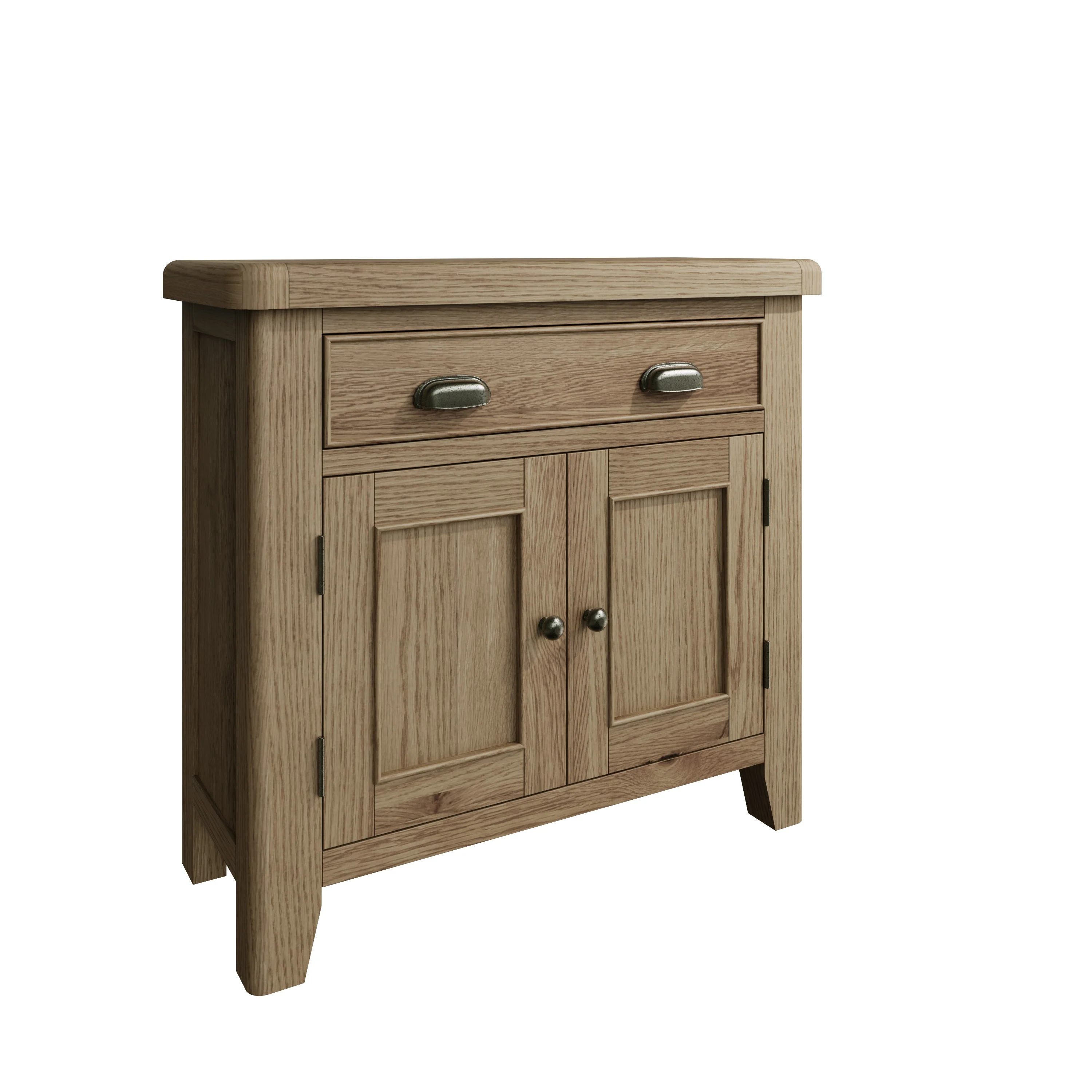 Hove Smoked Oak Small Sideboard - Image 3