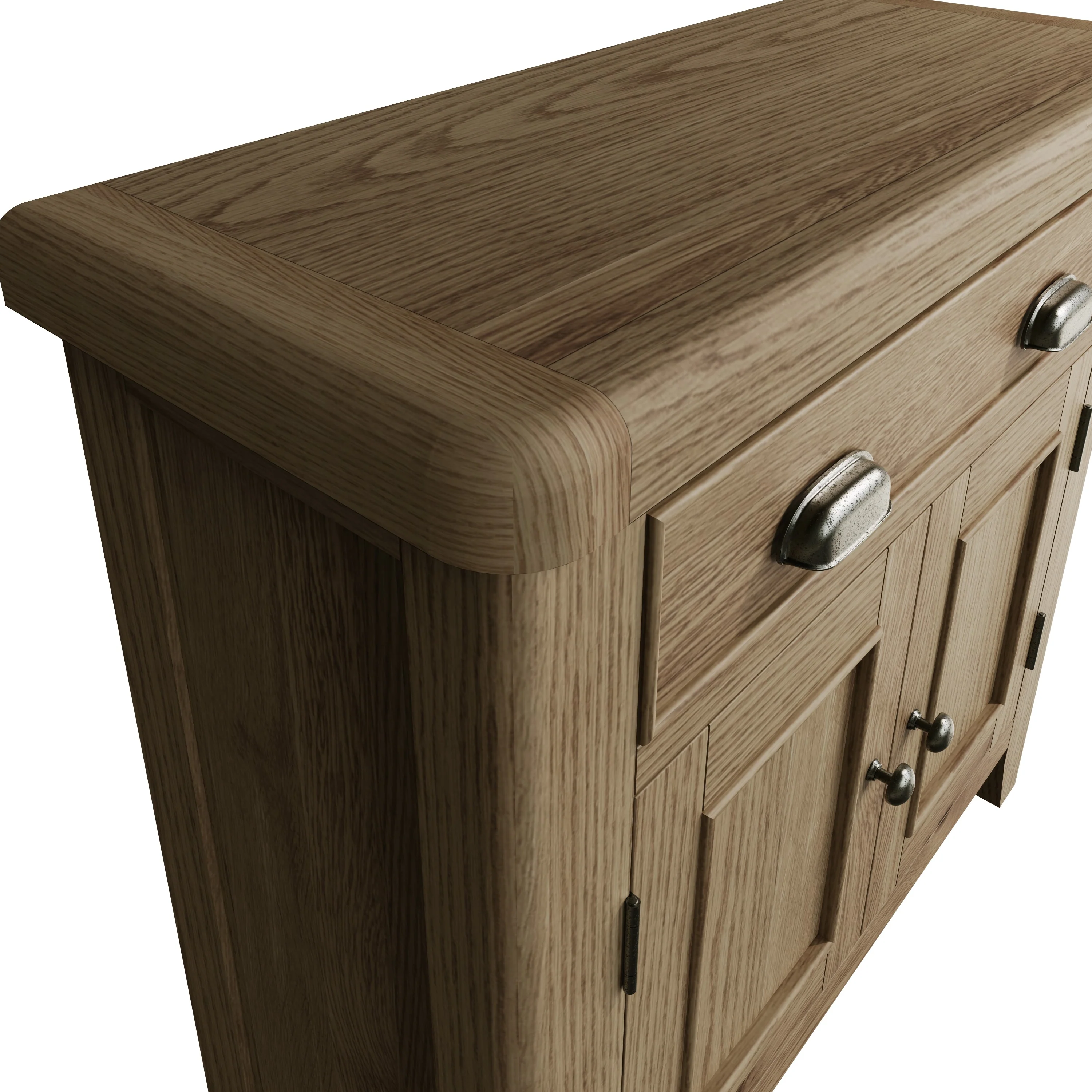 Hove Smoked Oak Small Sideboard - Image 7