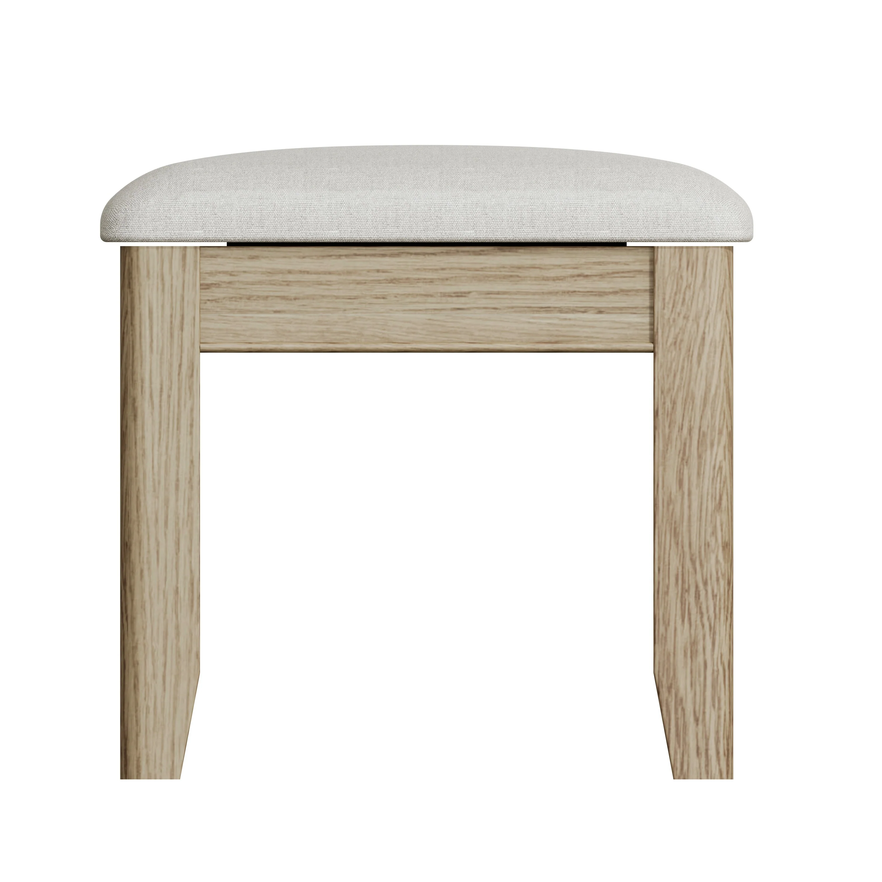 Hove Smoked Oak Stool - Image 2