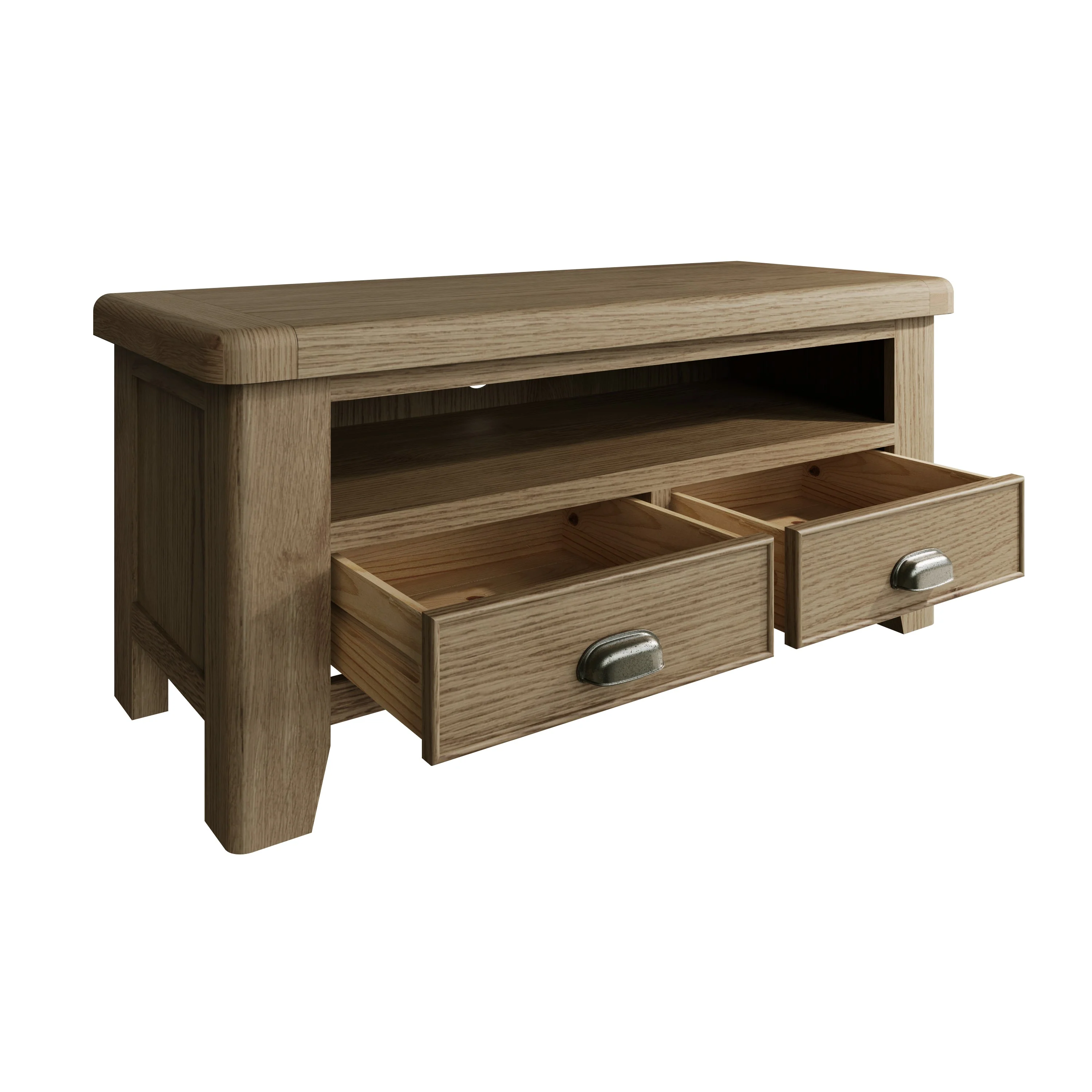 Hove Smoked Oak TV Unit - Image 4