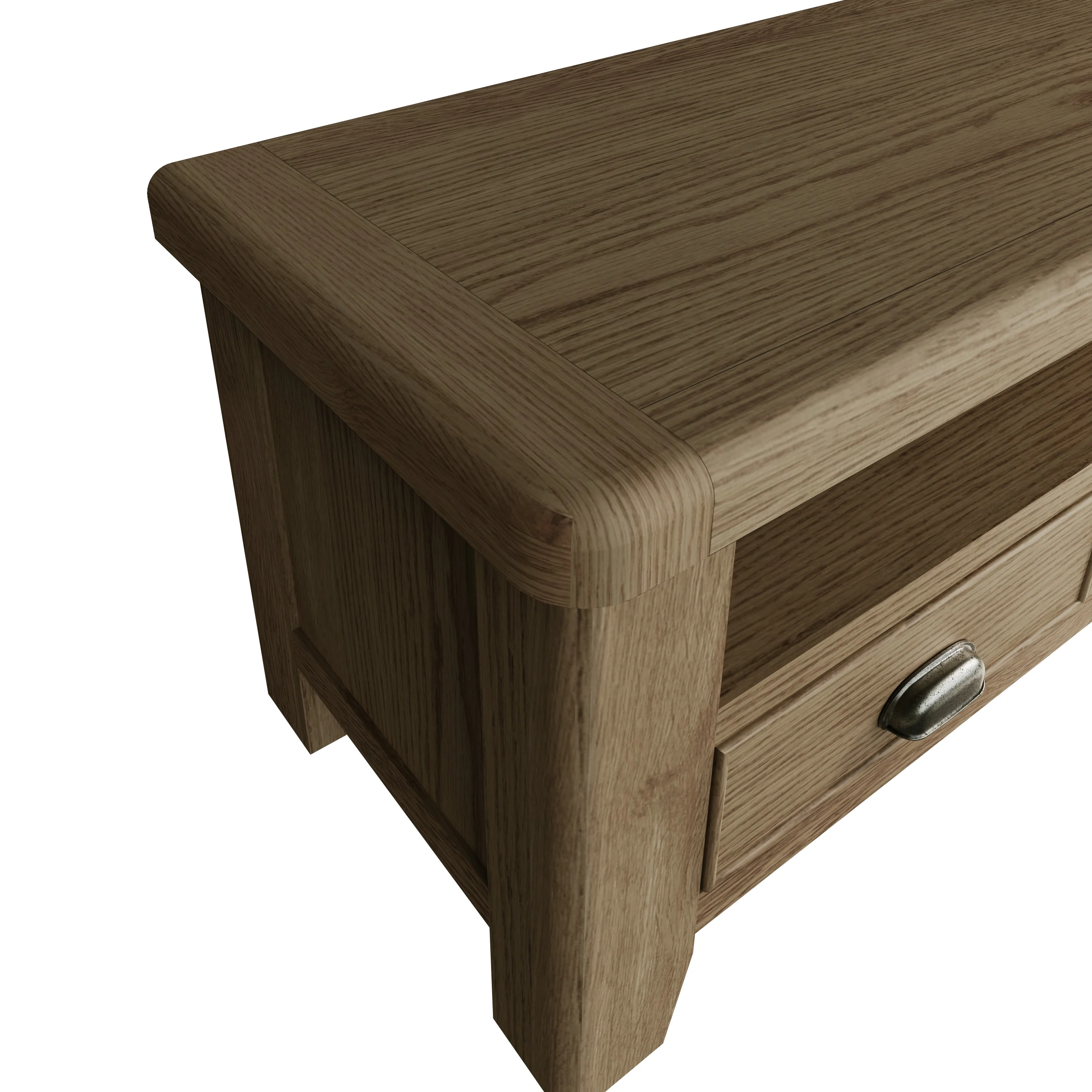 Hove Smoked Oak TV Unit - Image 7