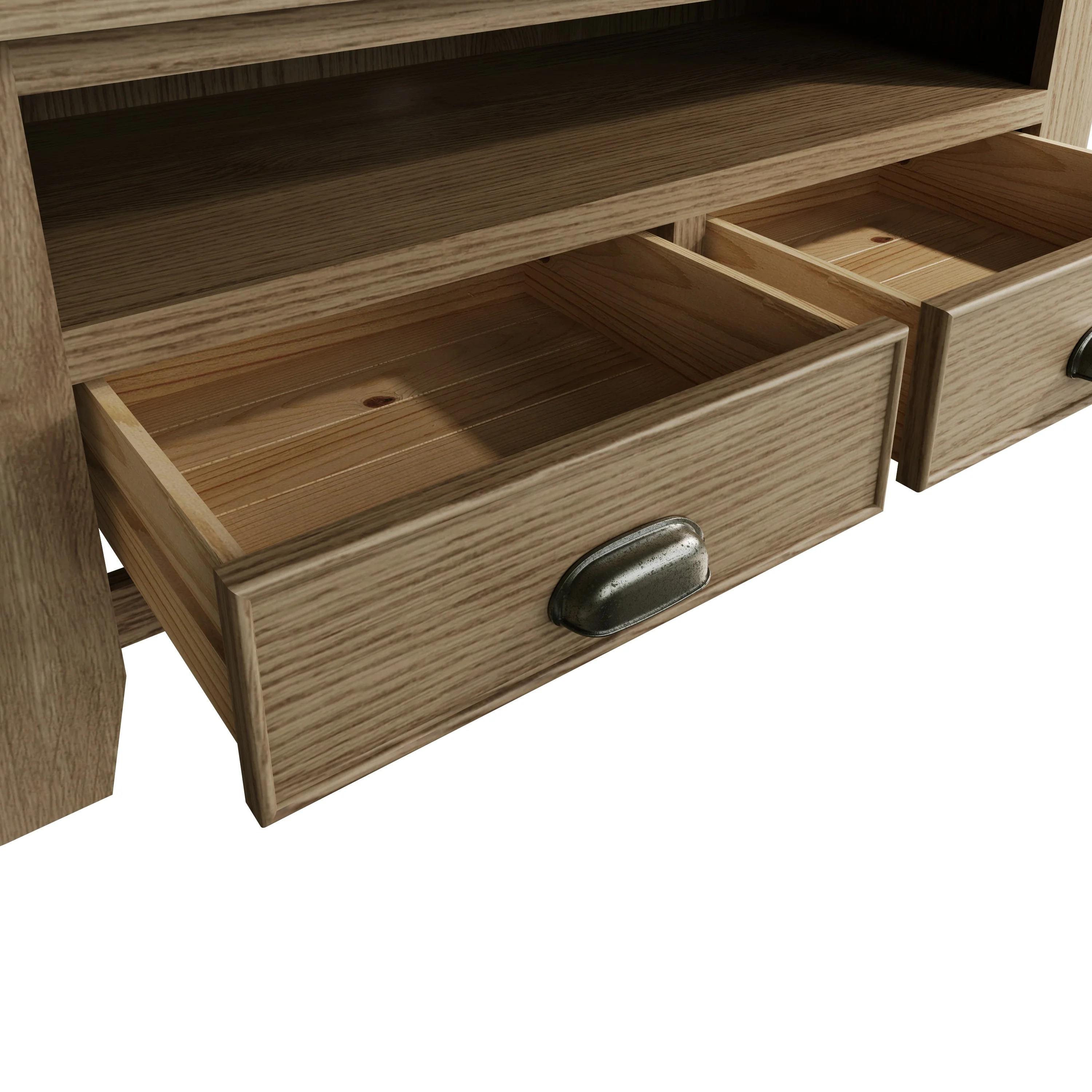 Hove Smoked Oak TV Unit - Image 8