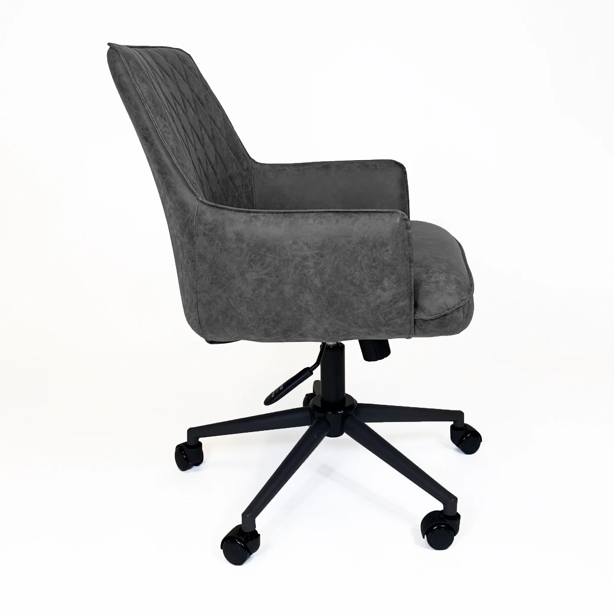 Industrial Diamond Office Chair | Grey - Image 5