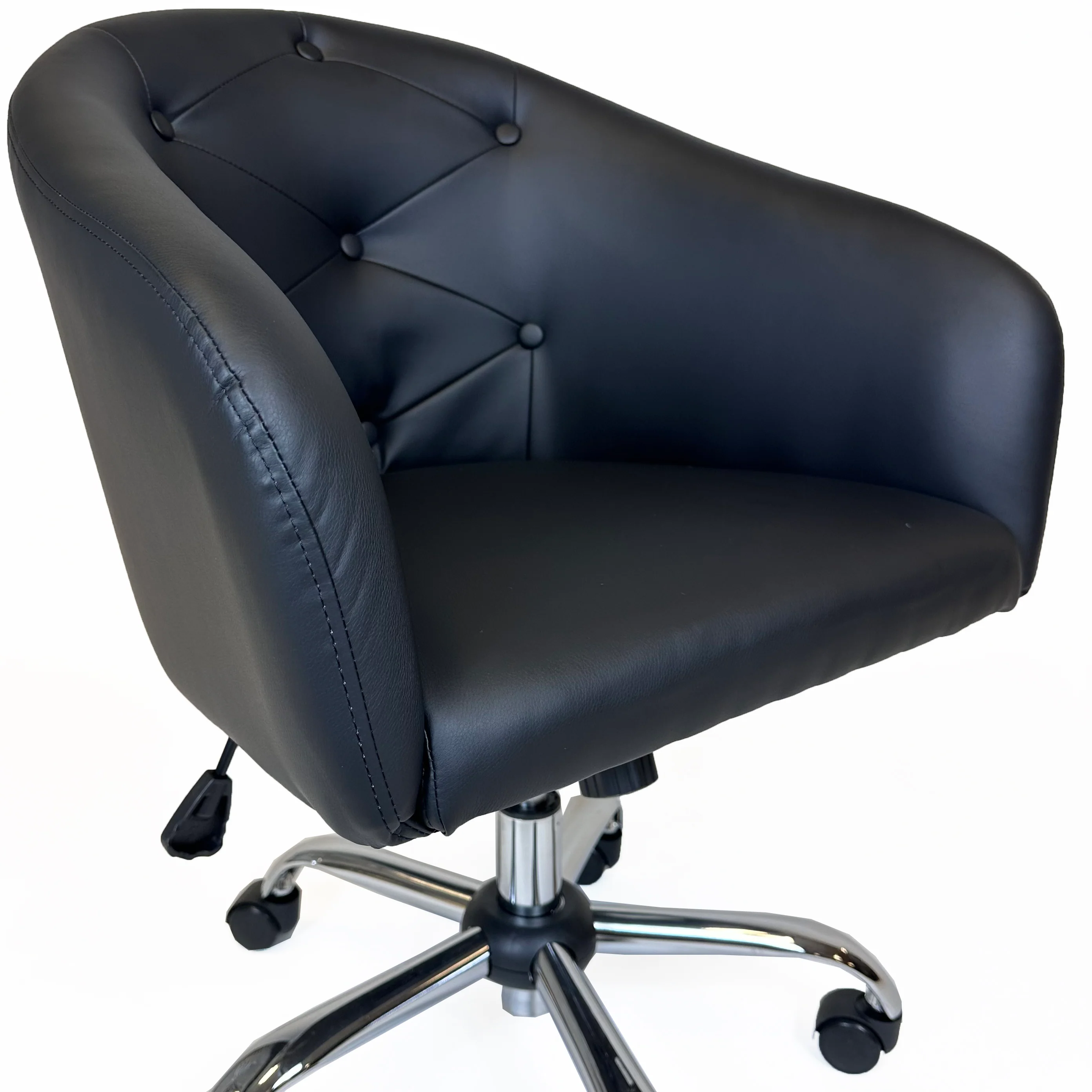 Isabella Swivel Office Chair | Black - Image 7