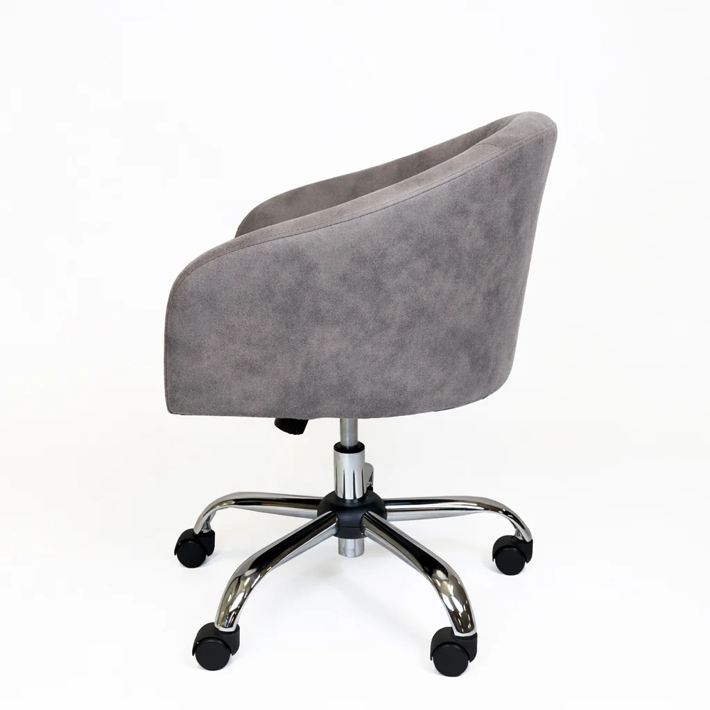 Isabella Swivel Office Chair | Brown - Image 3