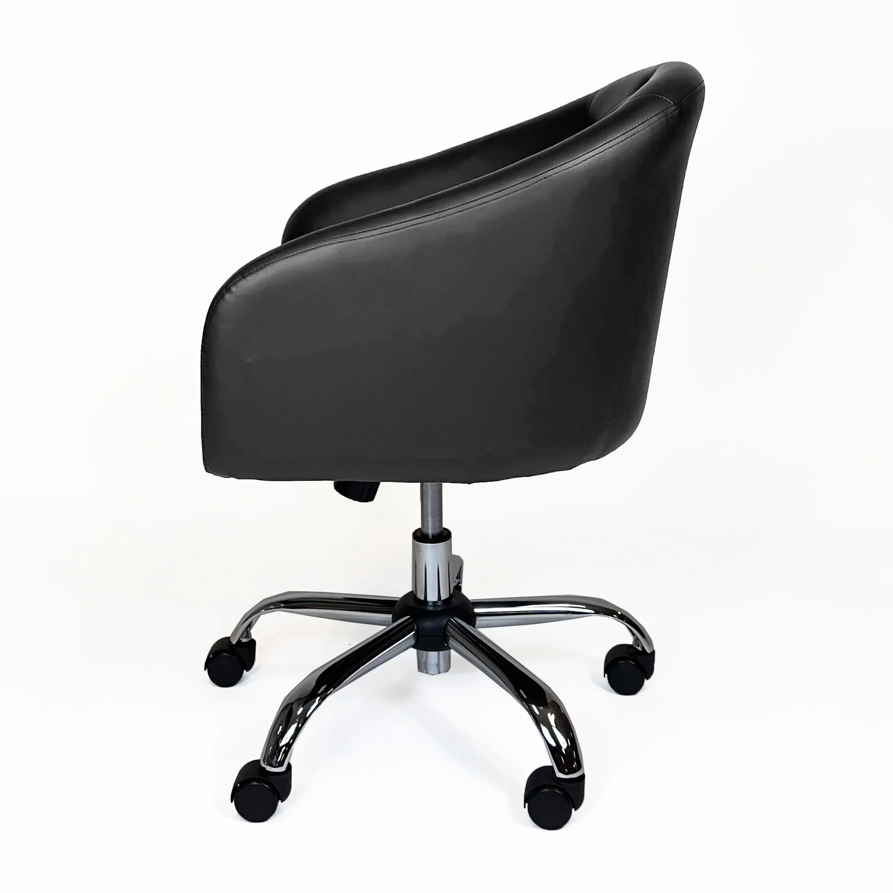 Isabella Swivel Office Chair | Grey - Image 4