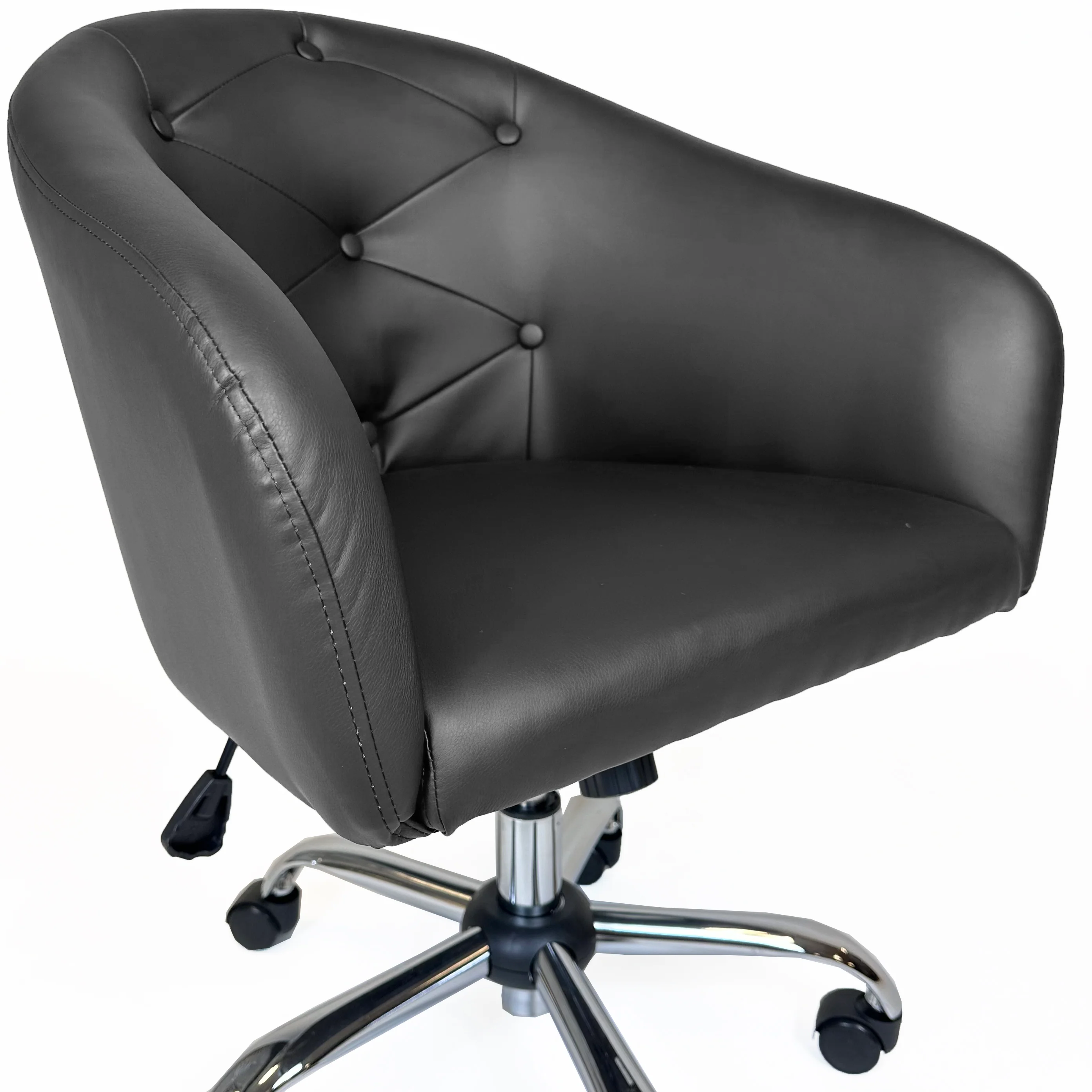 Isabella Swivel Office Chair | Grey - Image 7