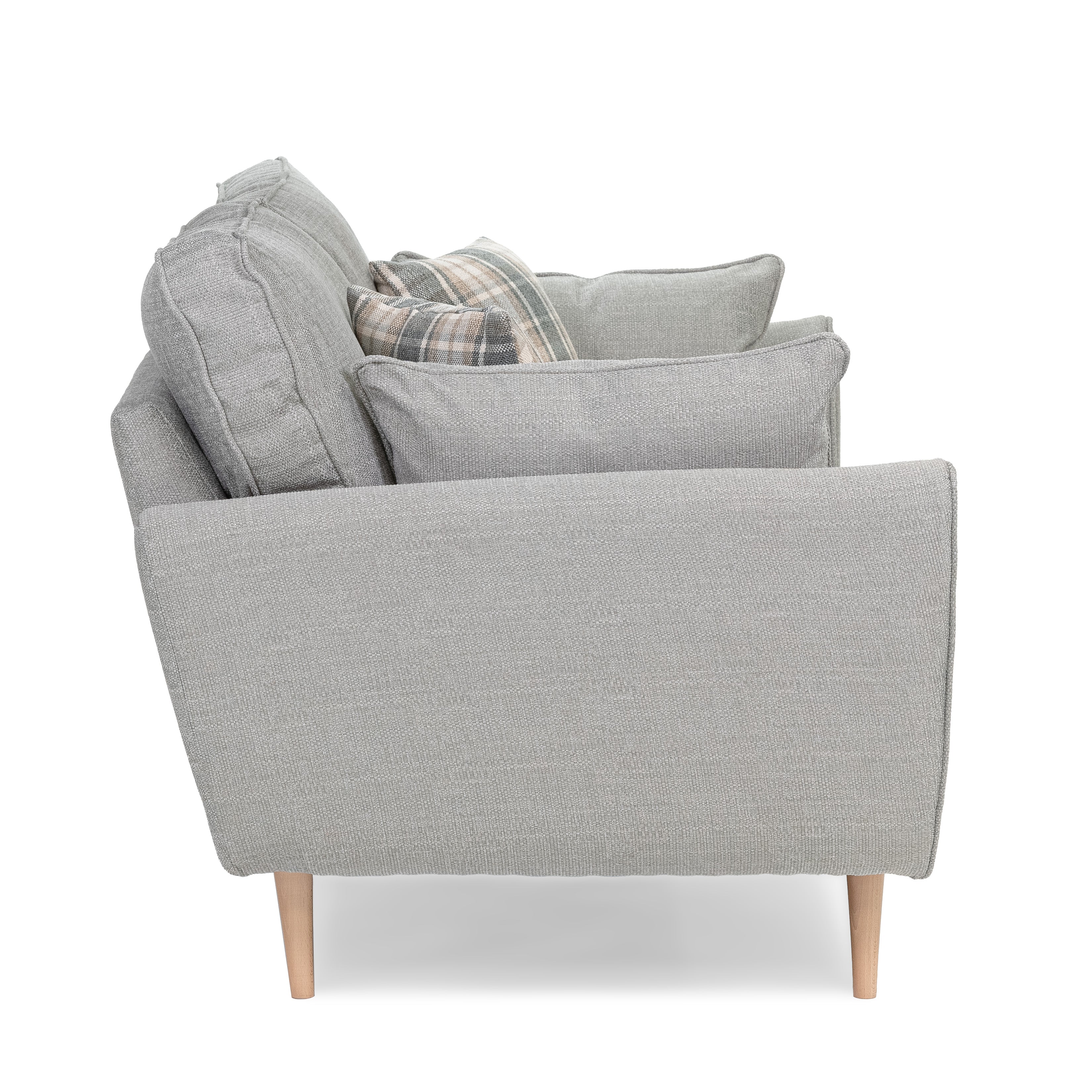 Kendal Lisbon Silver Grey 2 Seater Sofa - Image 3