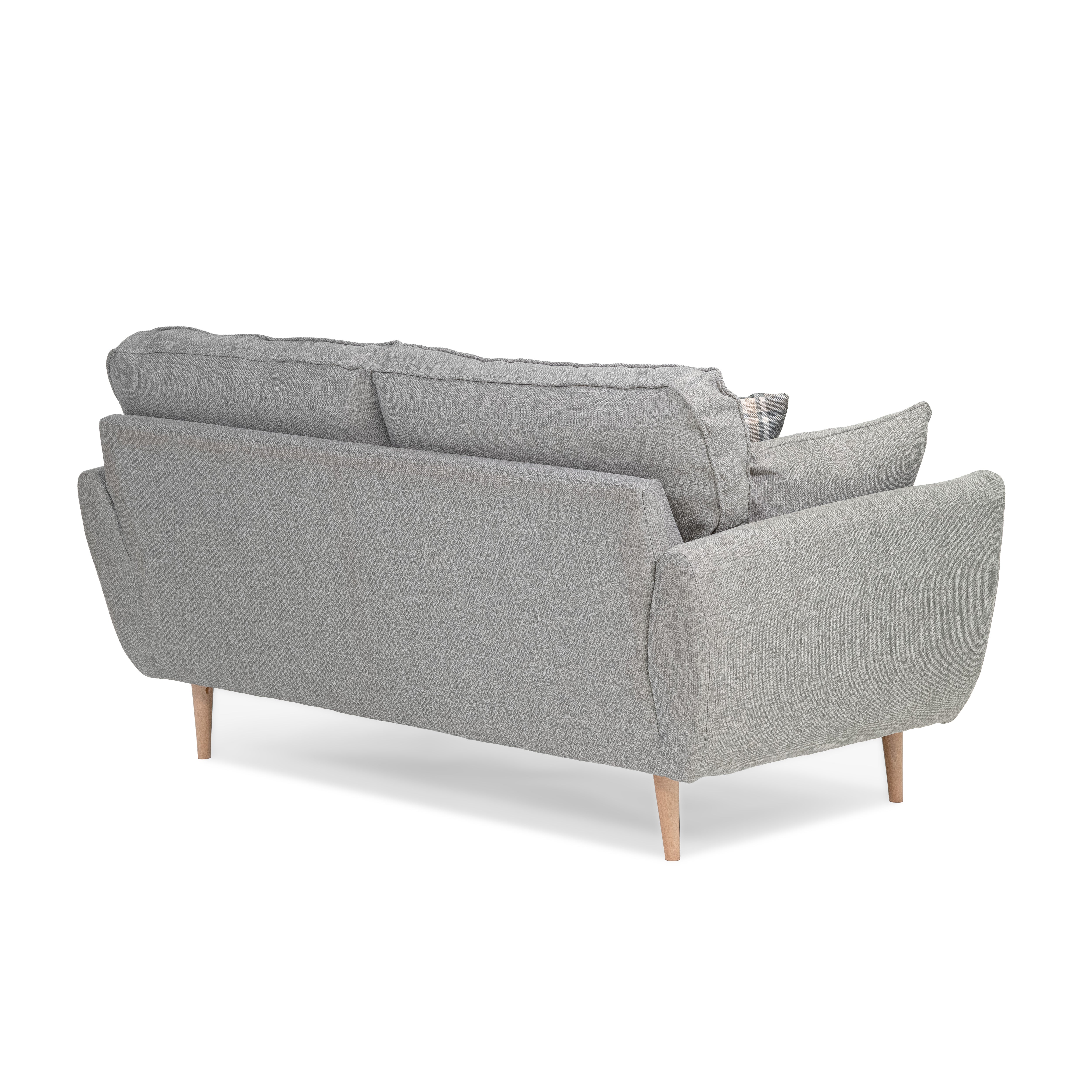 Kendal Lisbon Silver Grey 2 Seater Sofa - Image 4