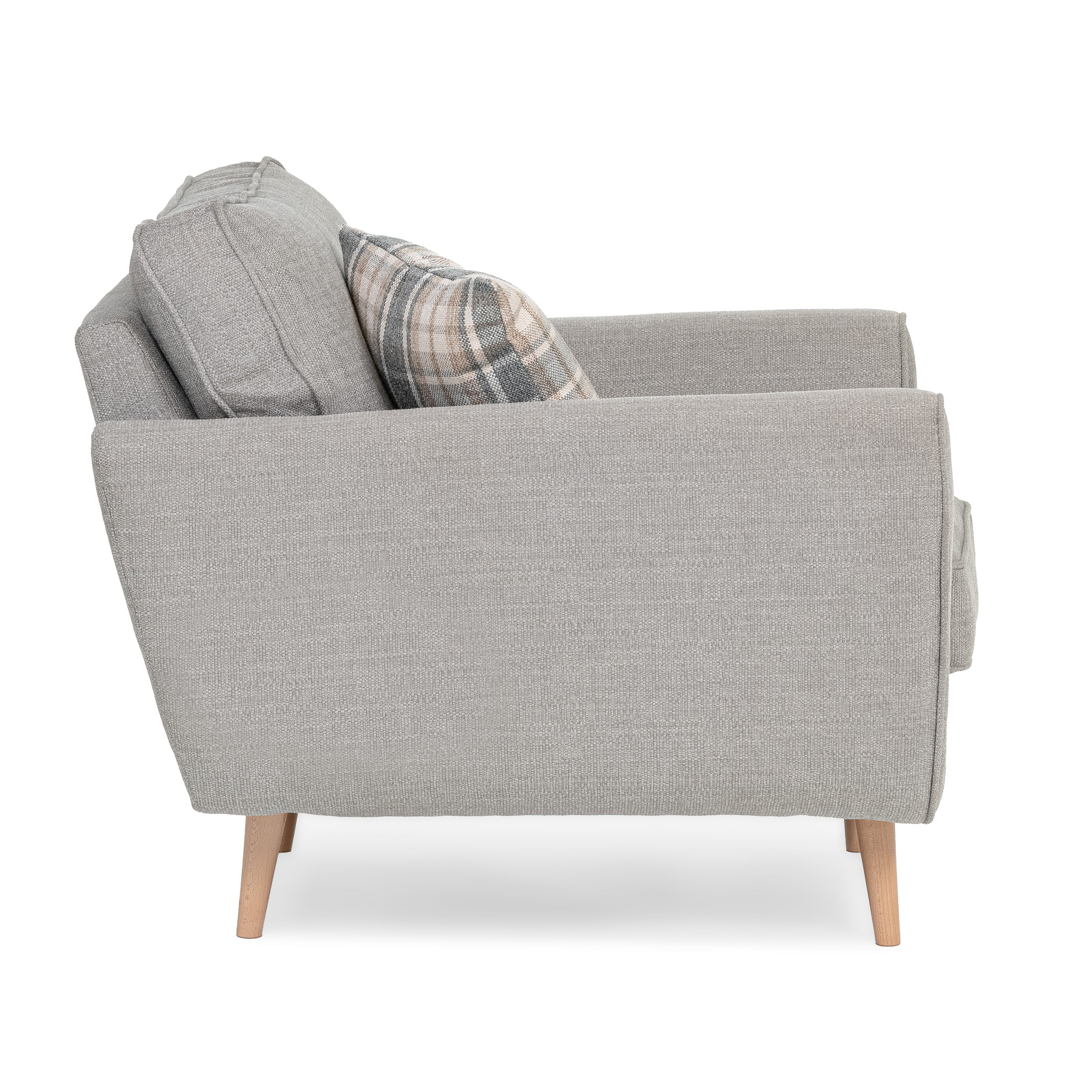 Kendal Lisbon Silver Grey Armchair - Image 3