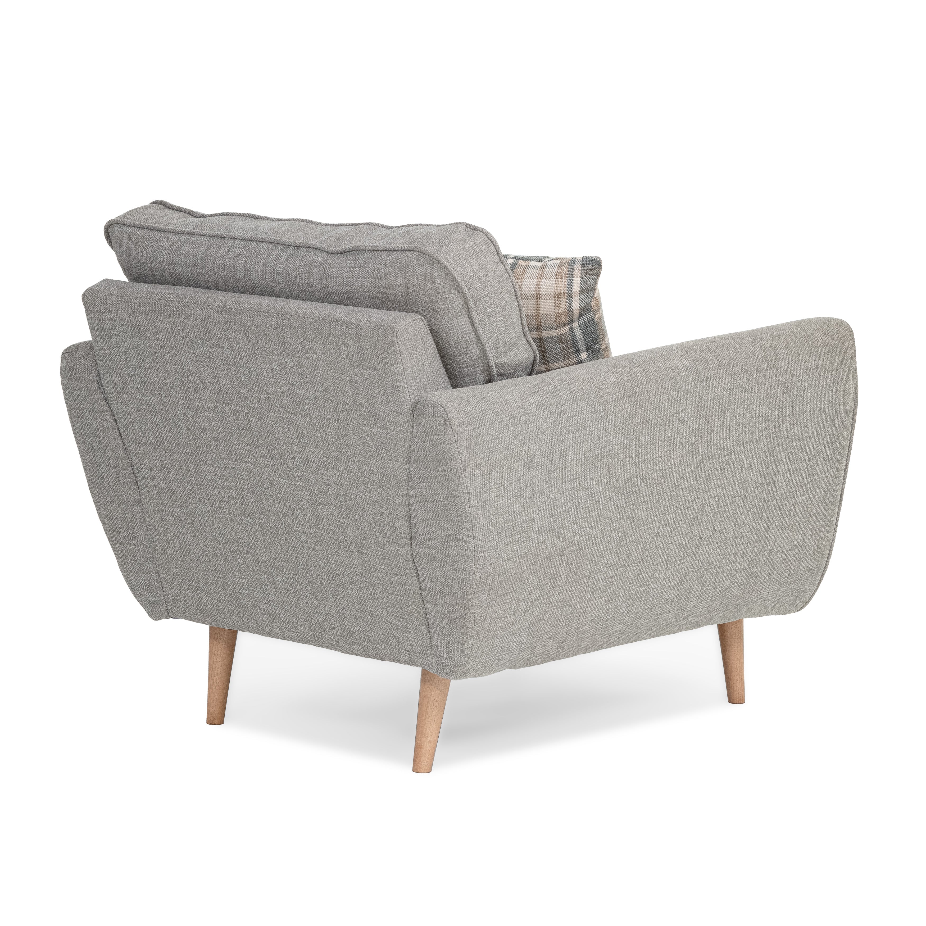 Kendal Lisbon Silver Grey Armchair - Image 4