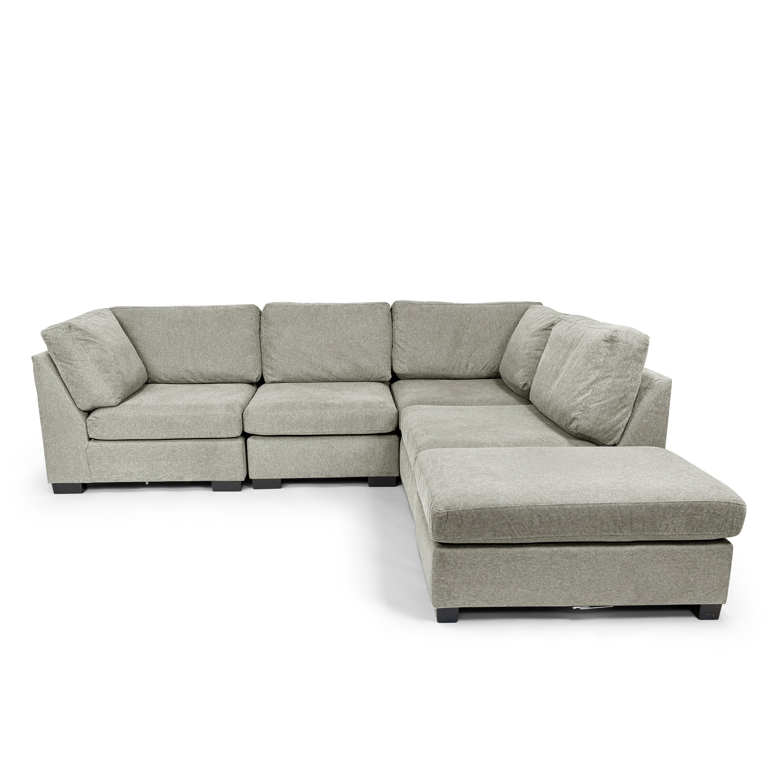 Knightsbridge Grey Full Corner Modular Sofa - Image 4