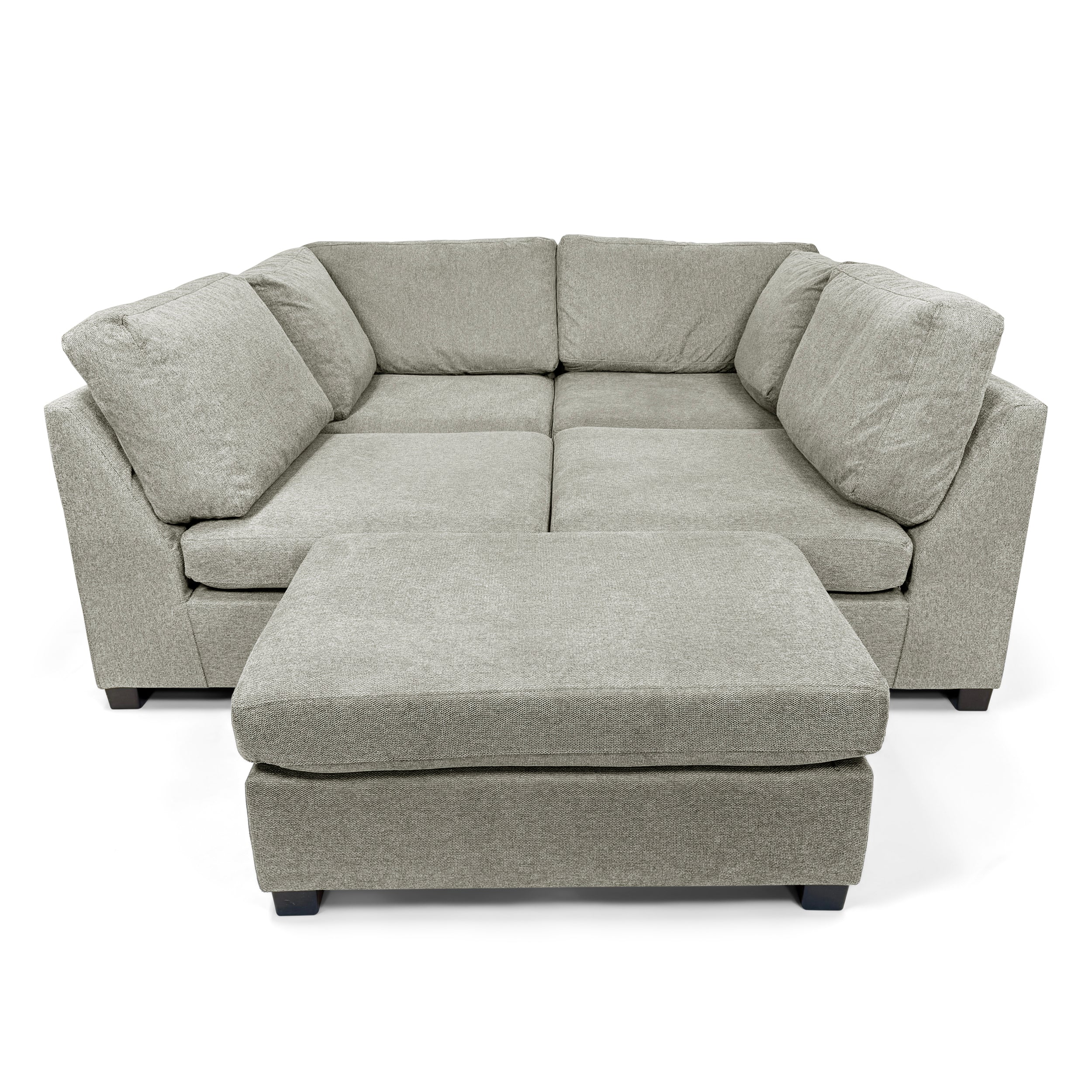 Knightsbridge Grey Full Corner Modular Sofa - Image 8