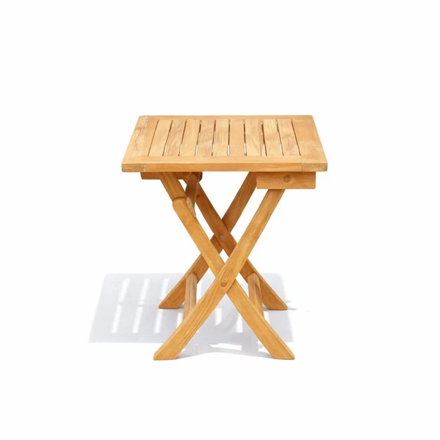 Lemington Teak Garden Companion Set with Grey Cushions - Image 6