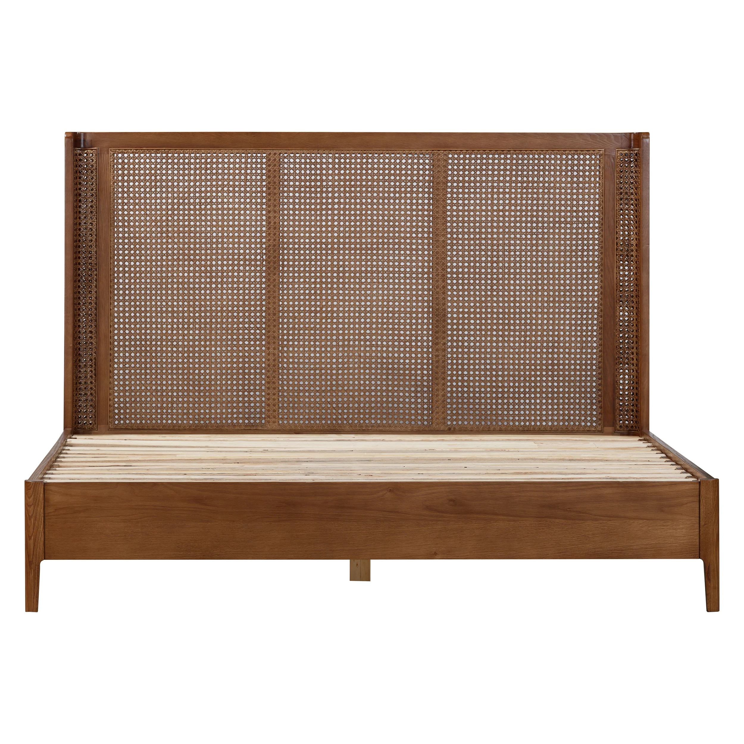 Lombok Walnut Rattan 5ft Kingsize Bed - Image 3