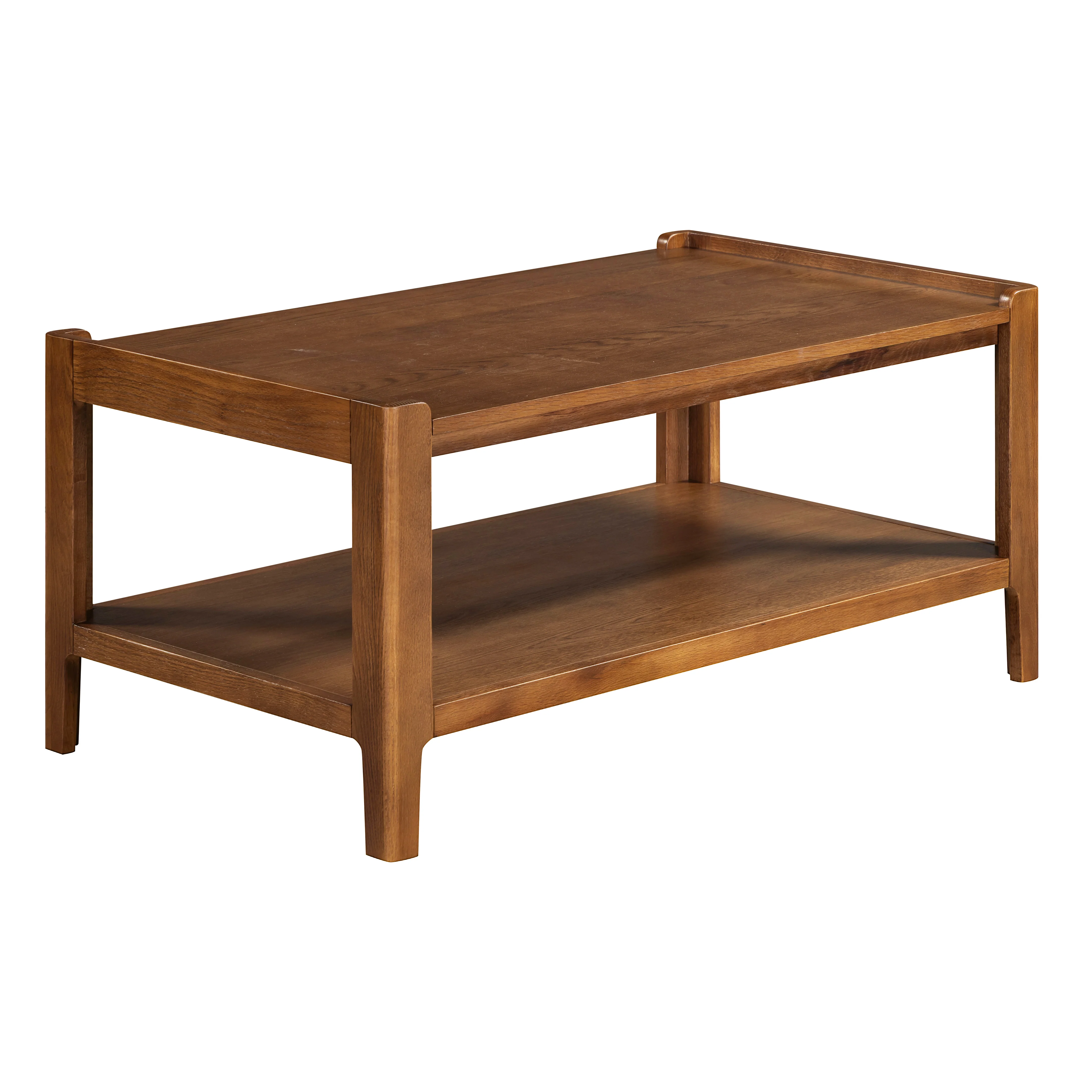 Lombok Walnut Rattan Coffee Table - Image 3