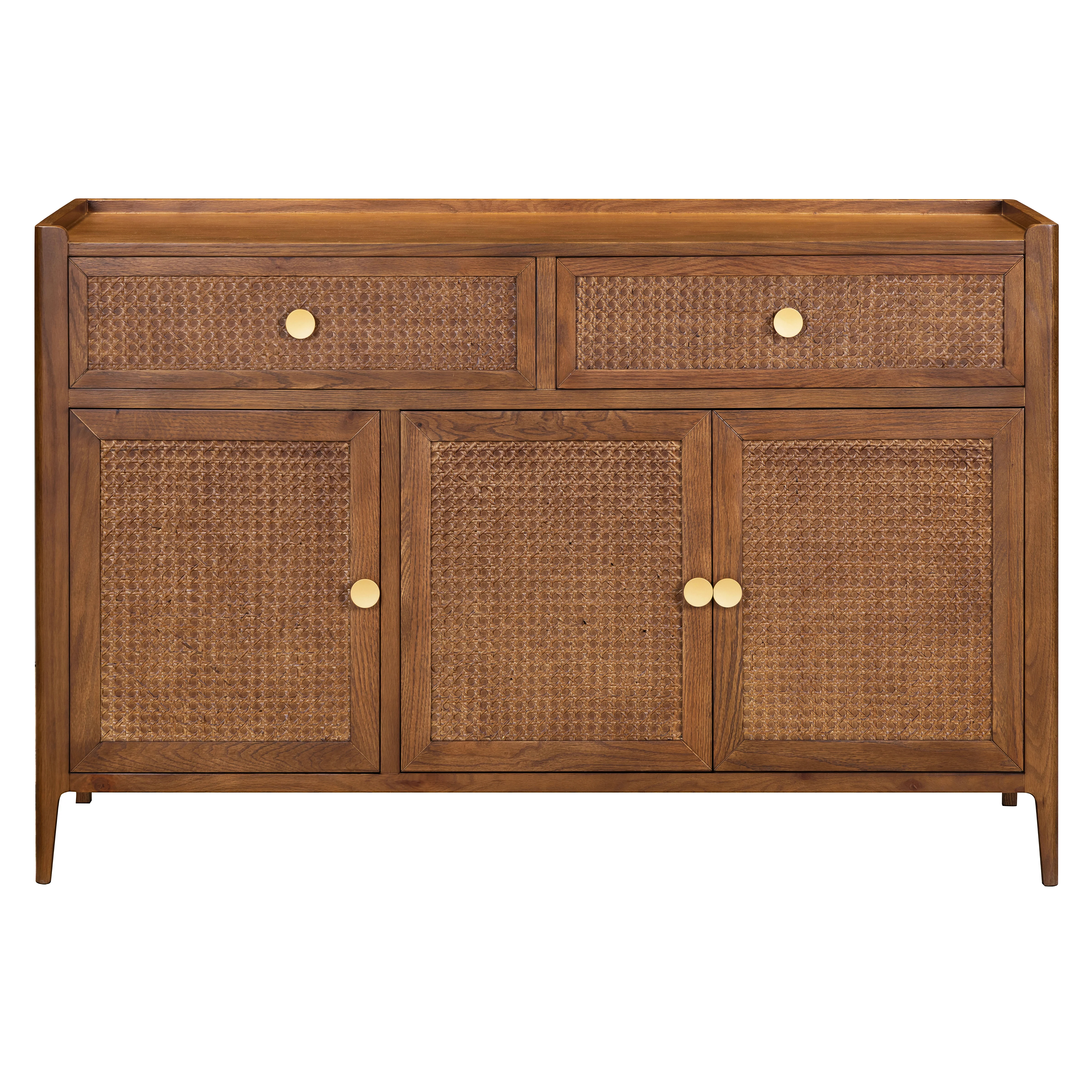 Lombok Walnut Rattan Large Sideboard - Image 2