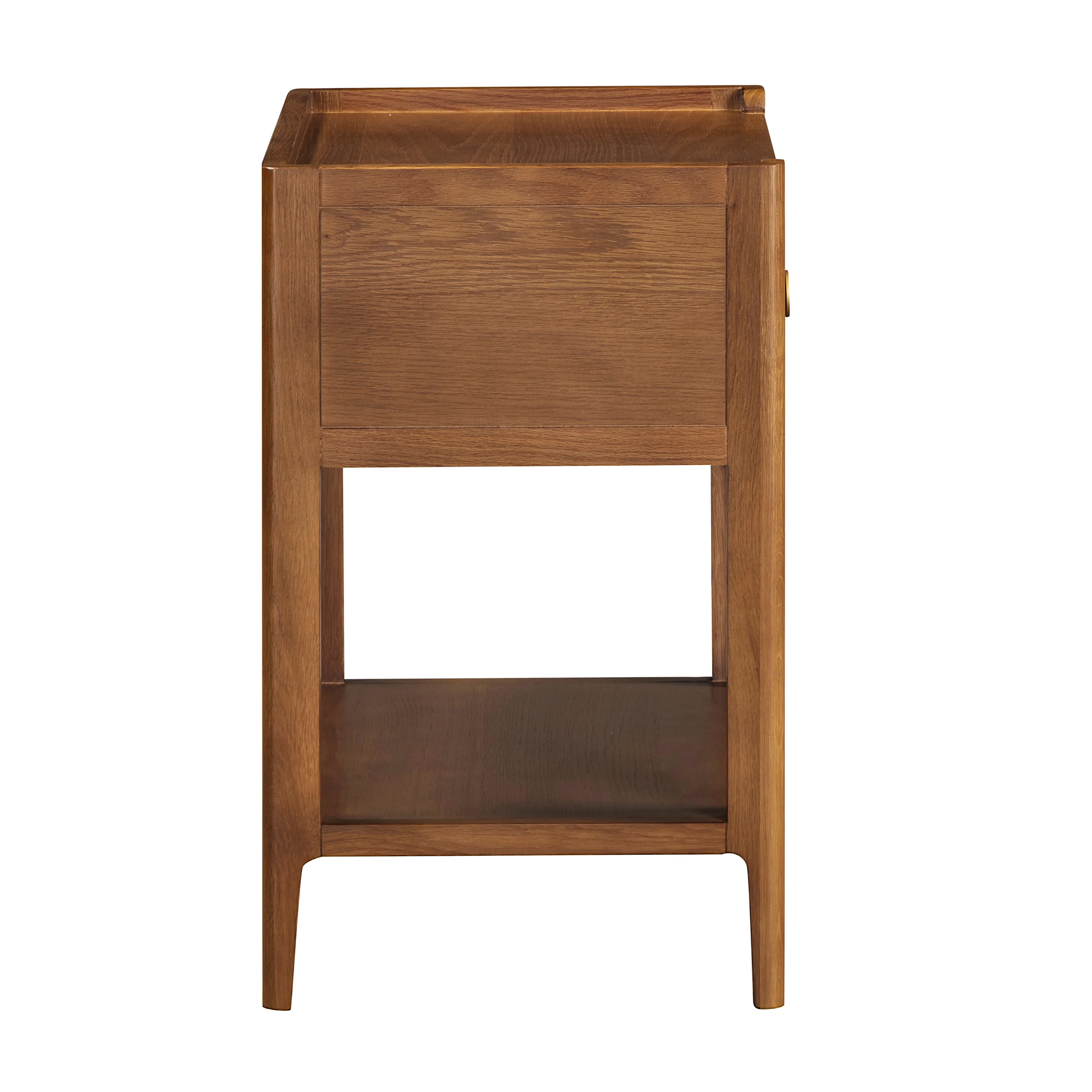 Lombok Walnut Rattan Side Table - Image 4