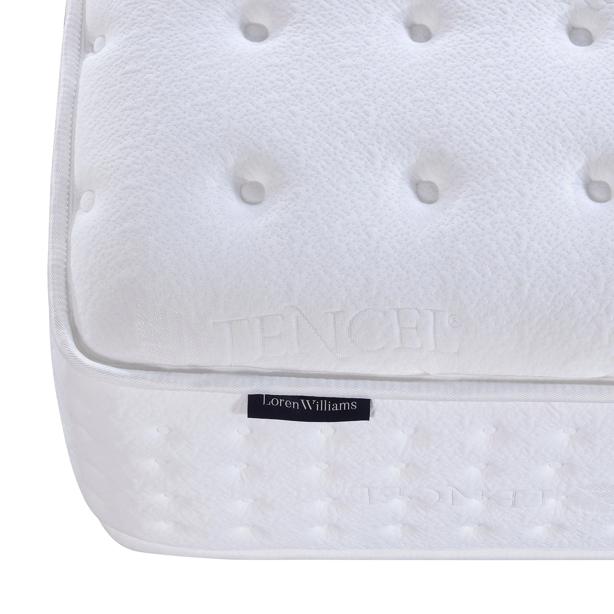 Loren Williams Tencel 1200 Pocket Spring Double 4ft 6' Mattress - Image 3