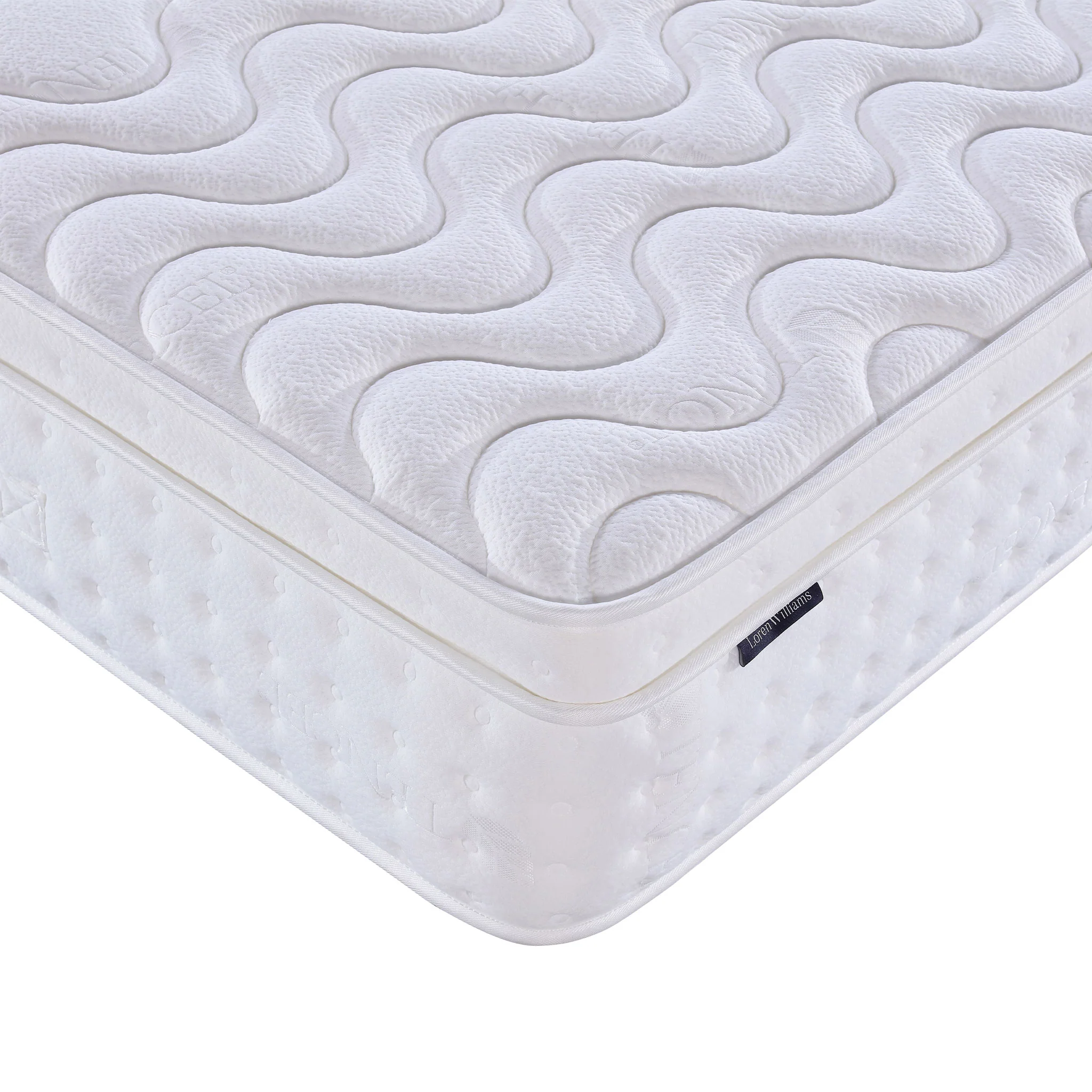 Loren Williams Tencel 1500 Pocket Spring Double 4ft 6' Mattress - Image 2