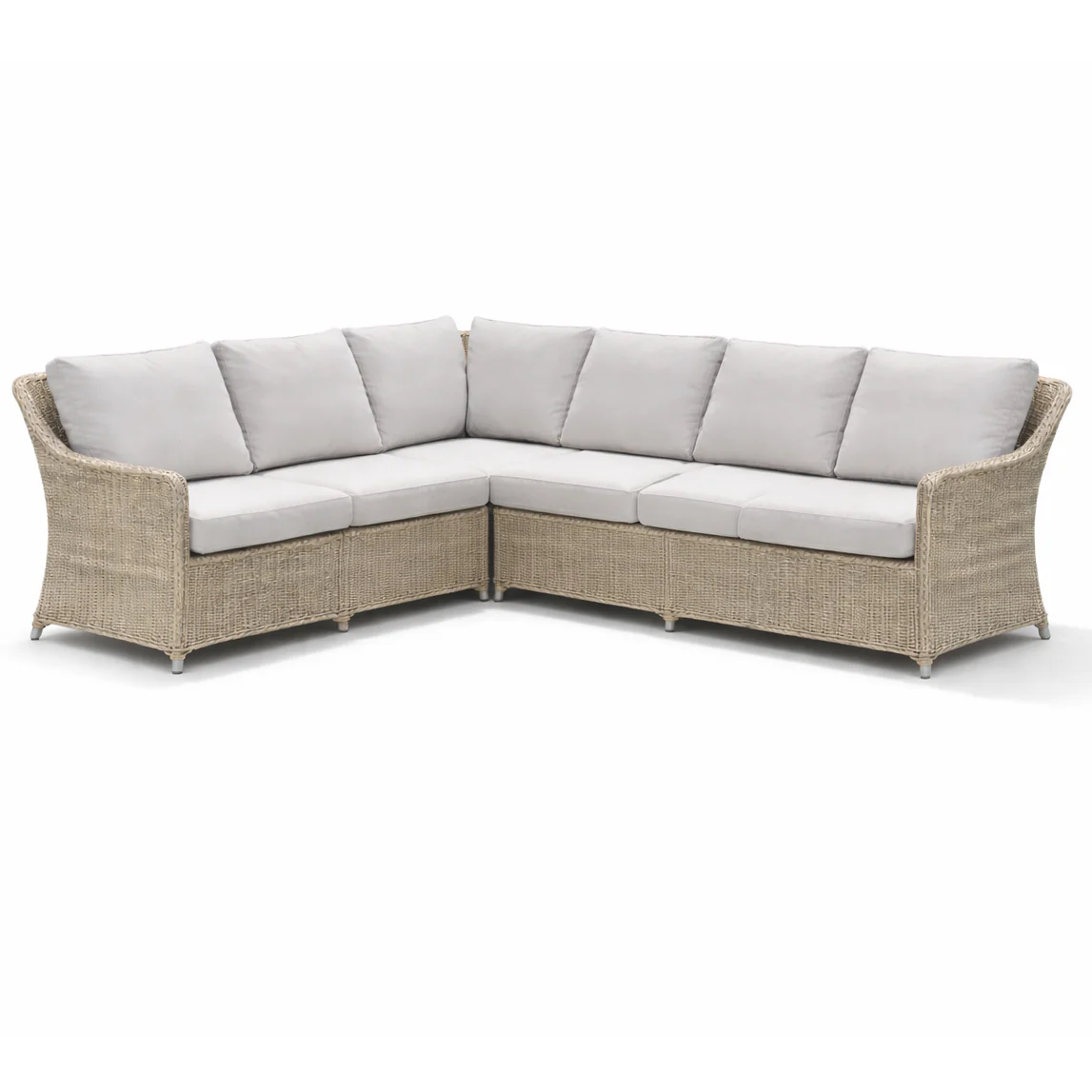 Lymington Large Garden Corner Dining Set with Rising Table - Image 3