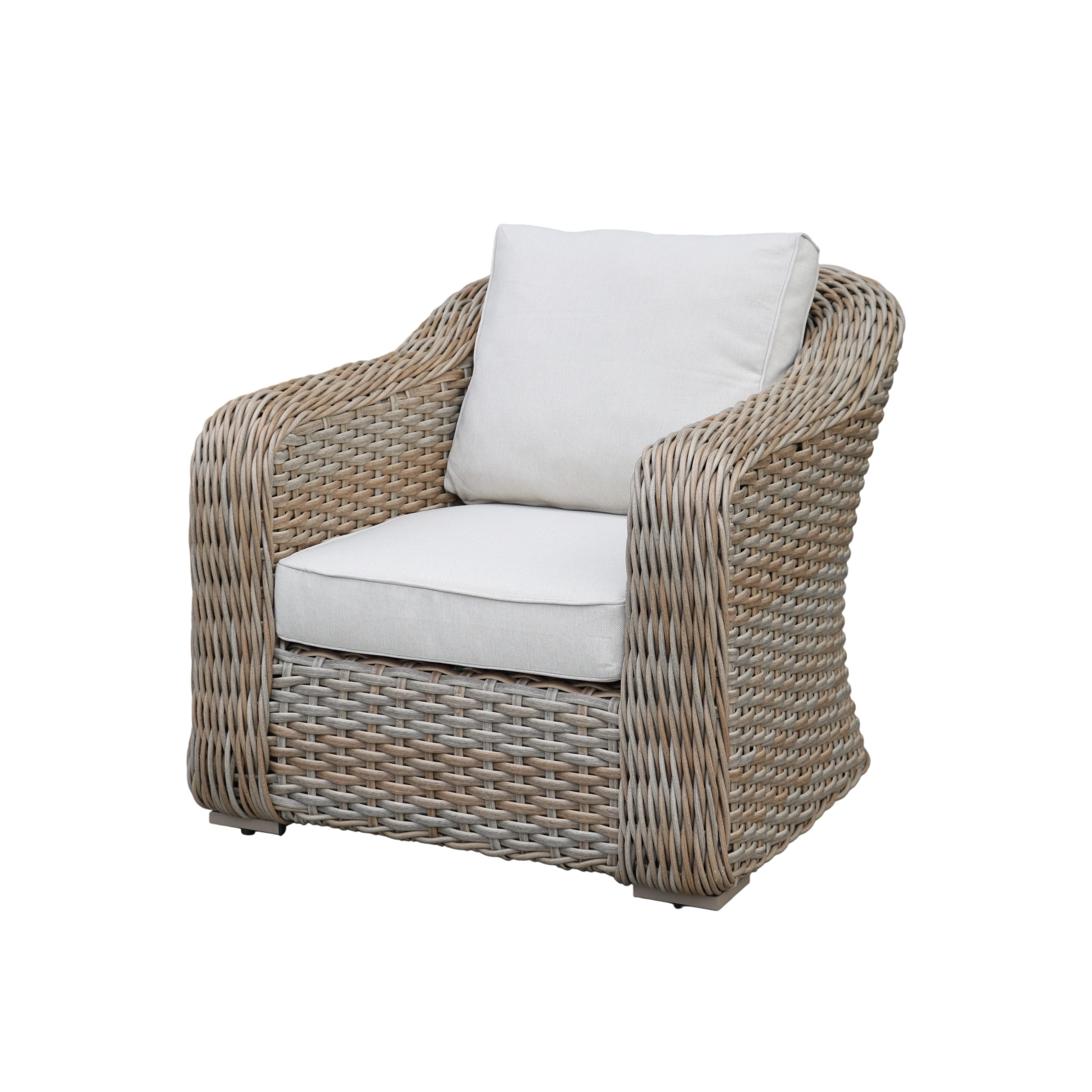 Miami Garden Grande Corner Sofa Dining Set with Rising Table, Armchairs and Stools - Image 12