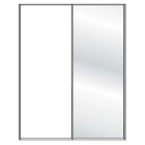 Miami Plus Wiemann 2 Door Sliding Wardrobe 200cm - Image 5
