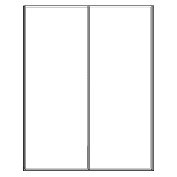 Miami Plus Wiemann 2 Door Sliding Wardrobe 150cm - Image 3