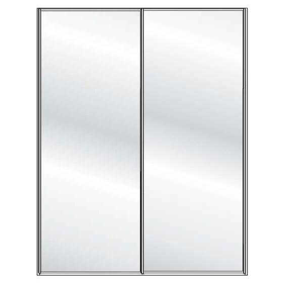 Miami Plus Wiemann 2 Door Sliding Wardrobe 150cm - Image 6