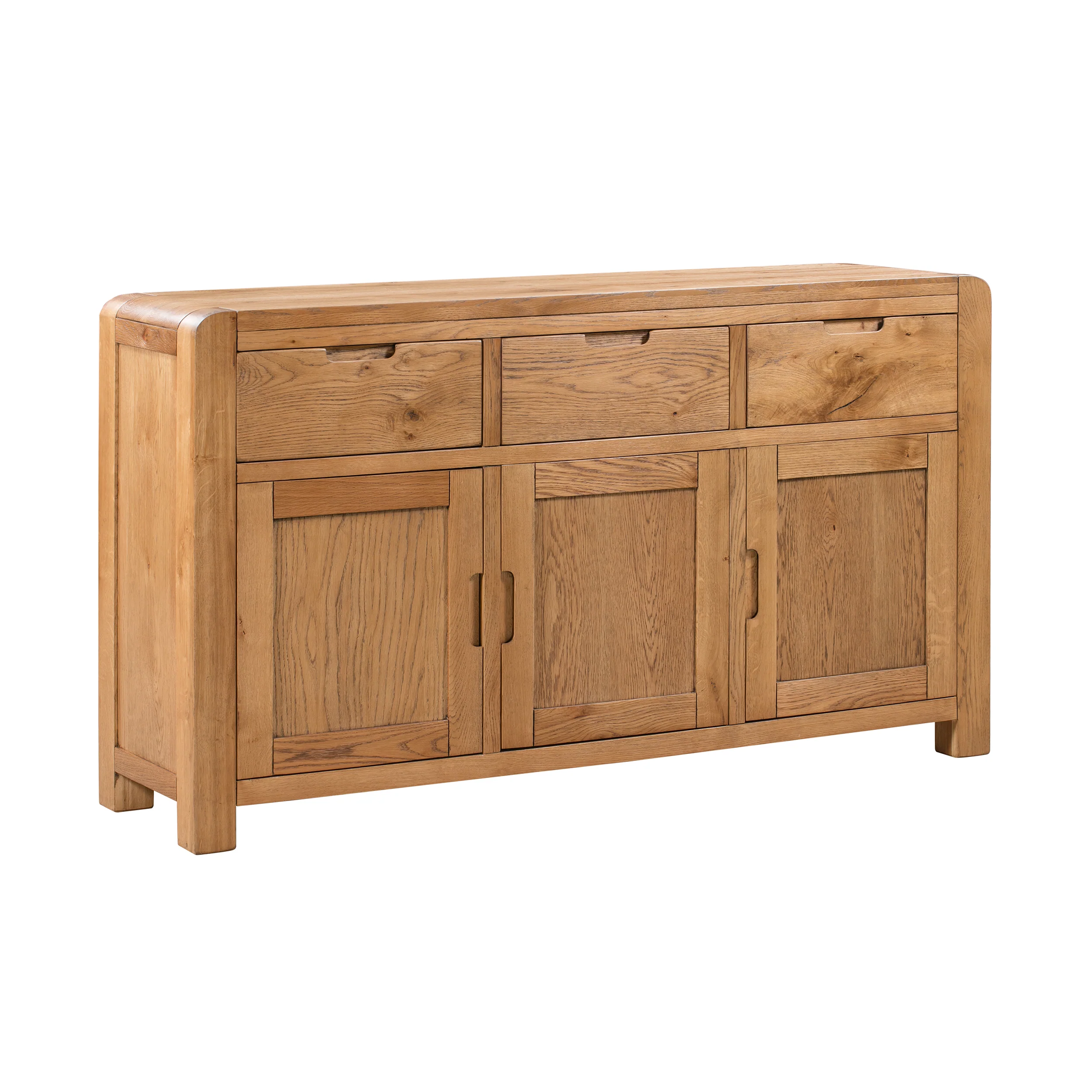 Milan 3 Drawer 3 Door Sideboard - Image 3