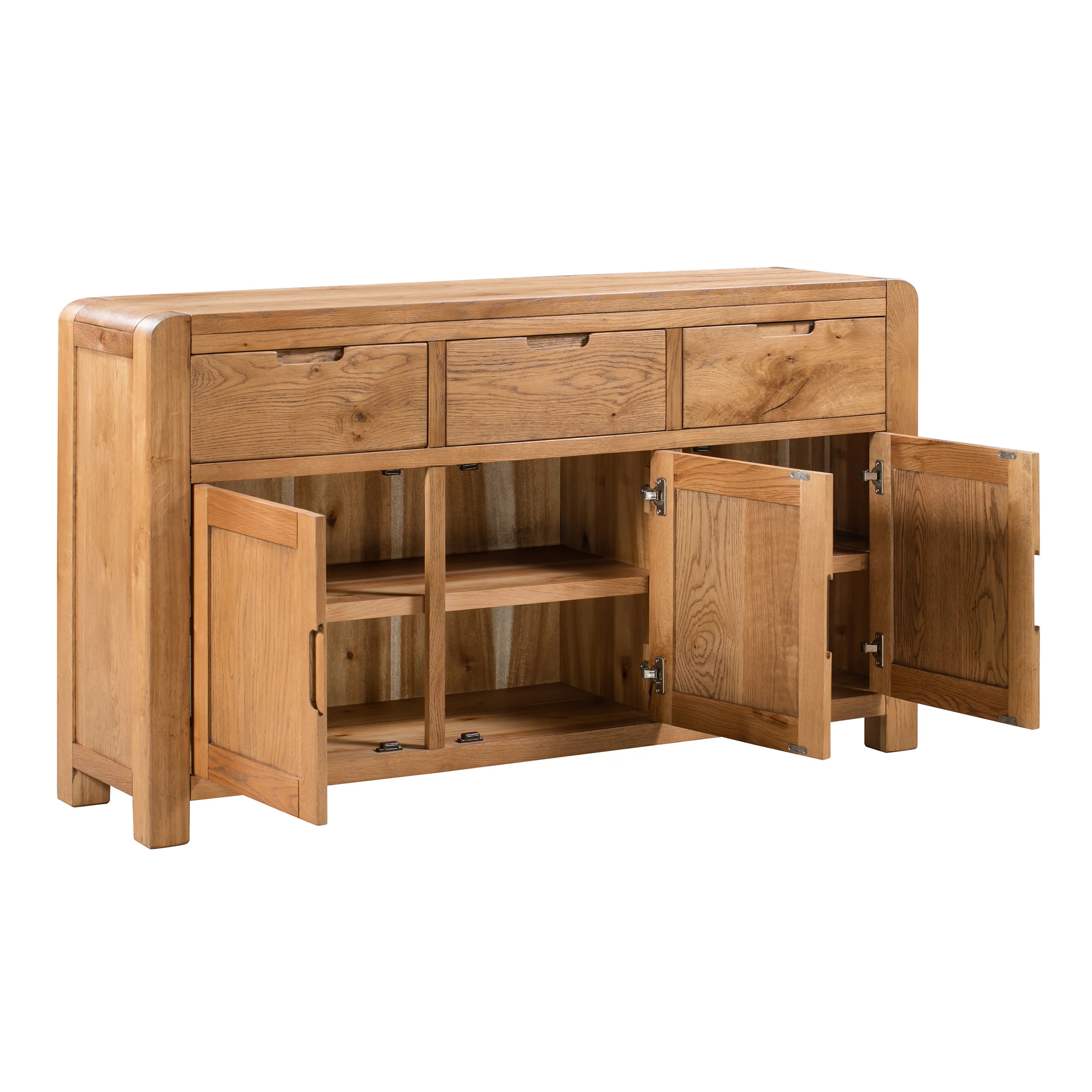 Milan 3 Drawer 3 Door Sideboard - Image 4