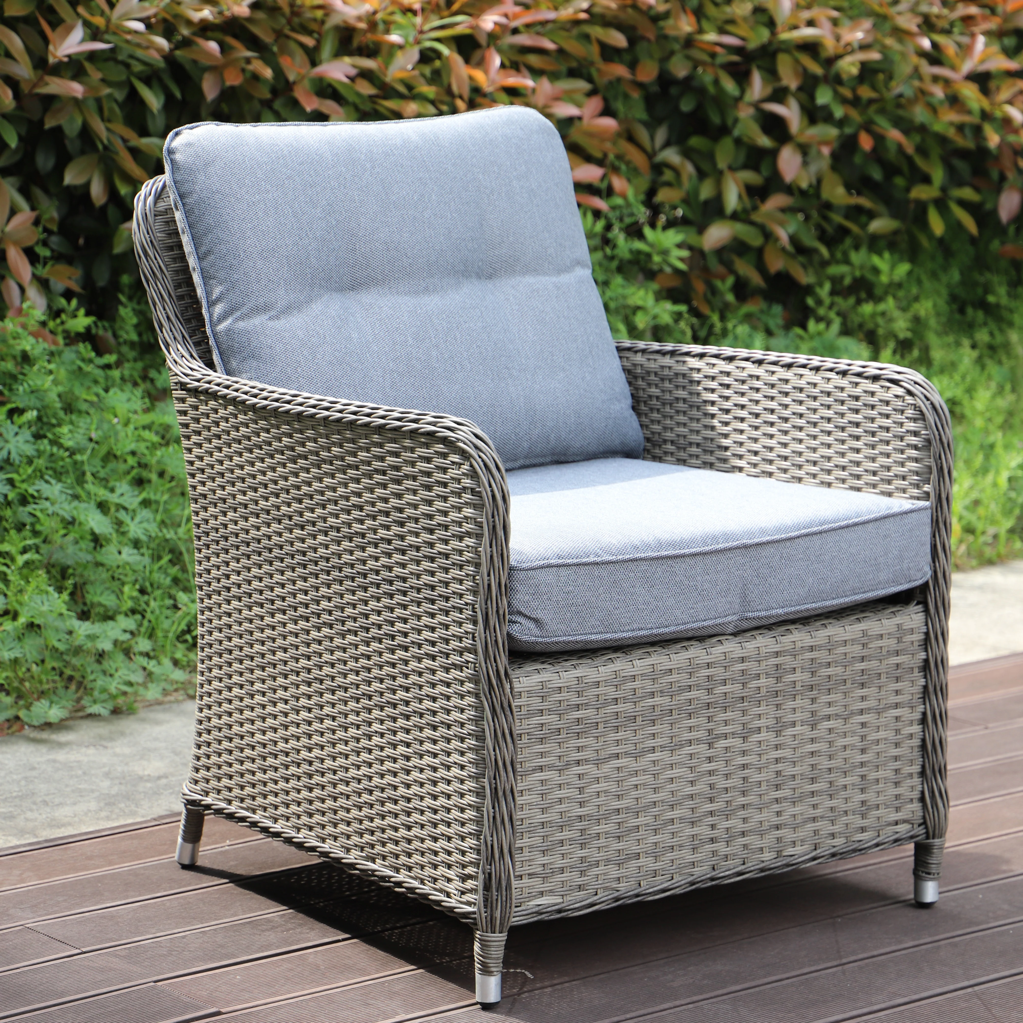 Milan Garden 2 Seater Sofa and Armchair Set - Image 7