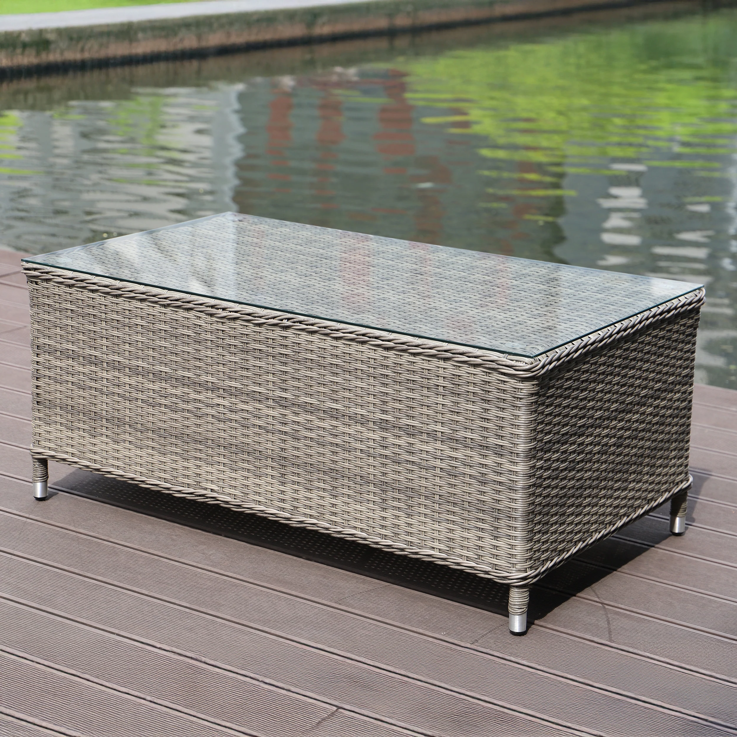 Milan Garden 2 Seater Sofa and Armchair Set - Image 8