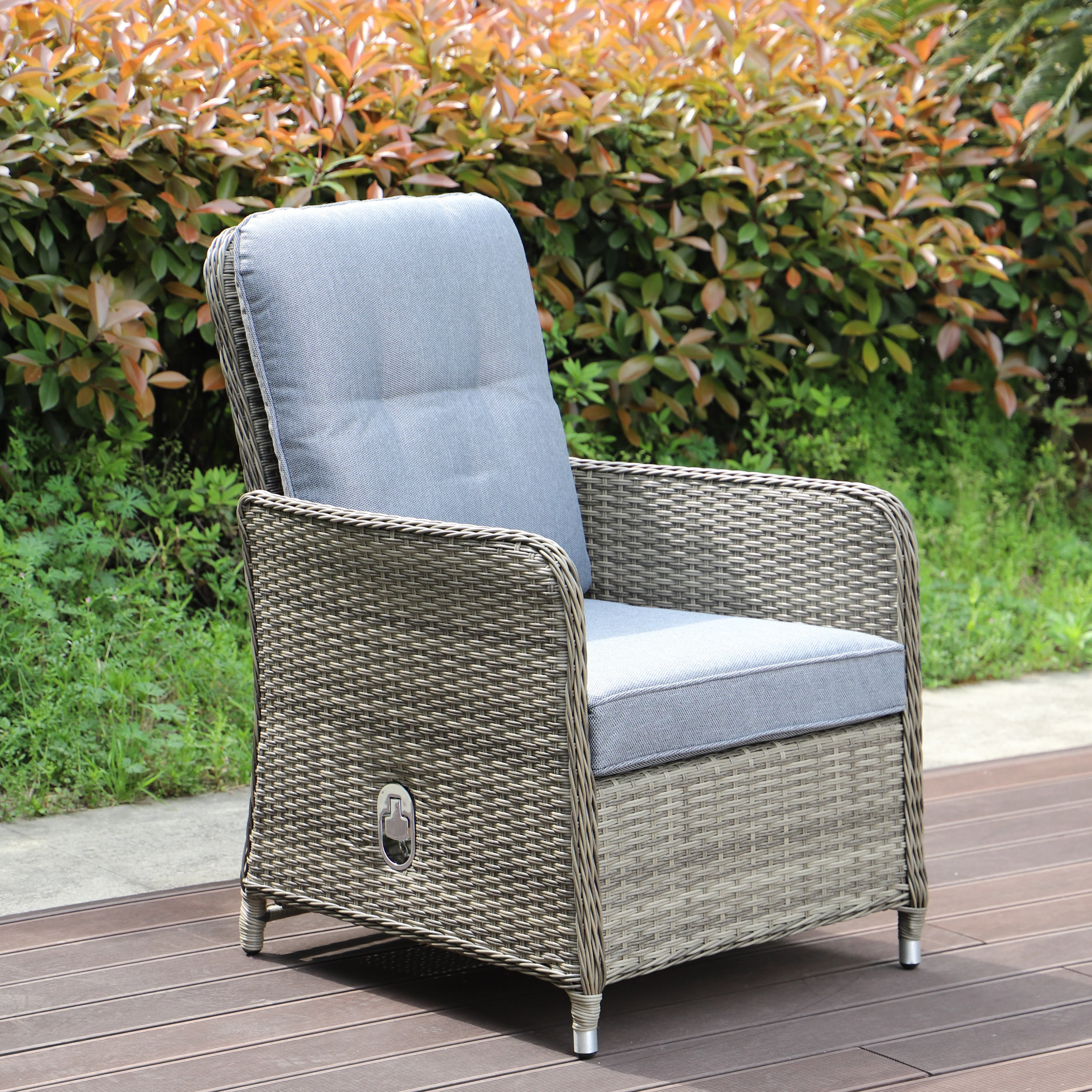 Milan Garden Reclining Lounge Companion Set - Image 7