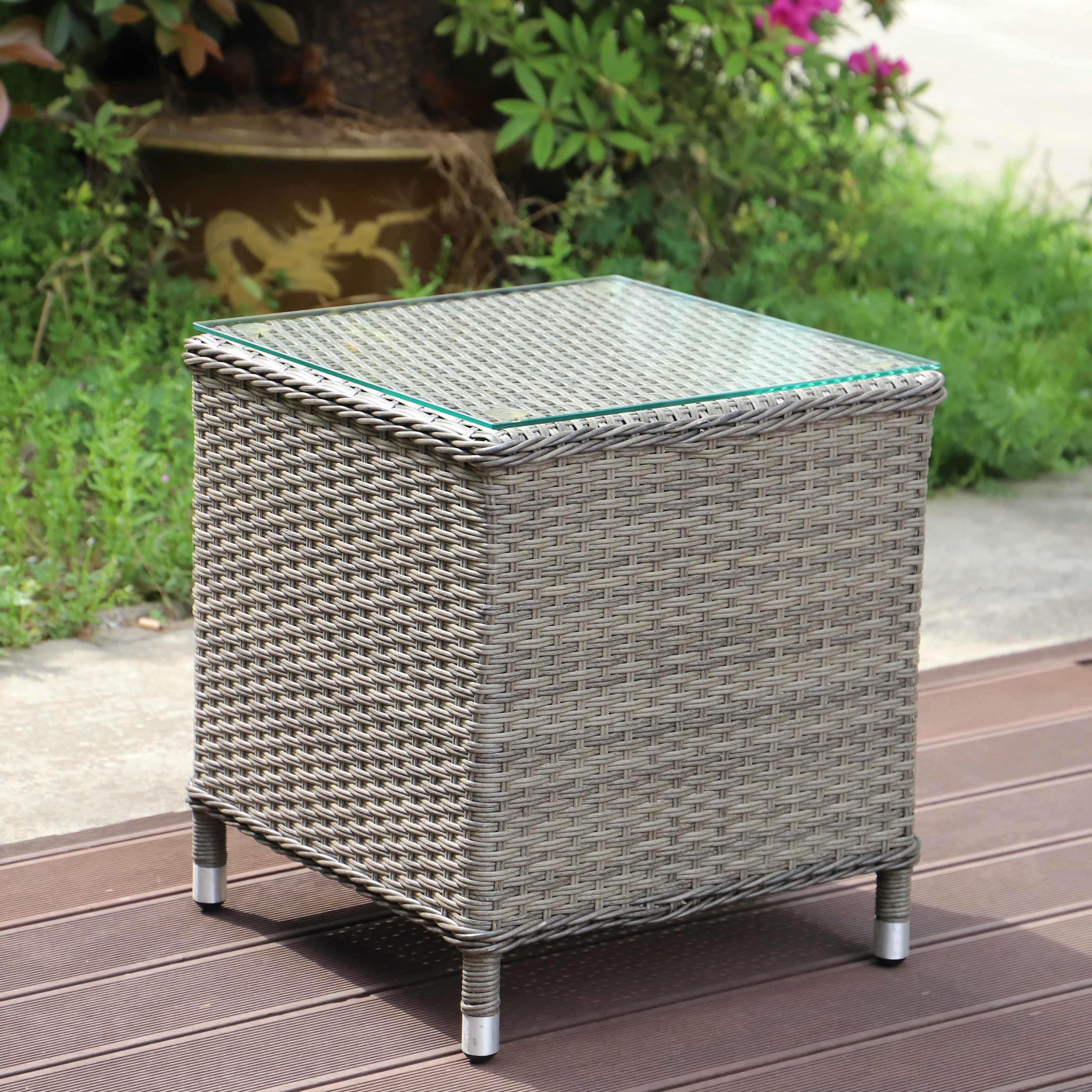 Milan Garden Reclining Lounge Companion Set - Image 8
